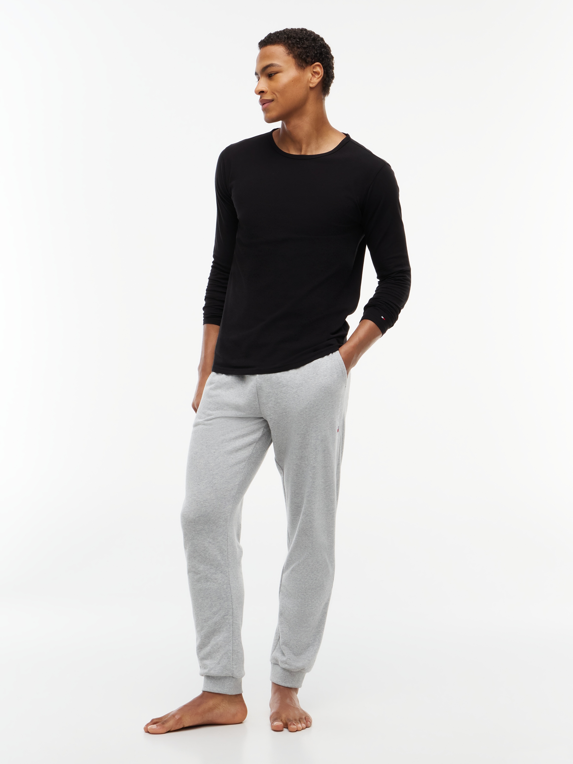 Tommy Hilfiger Underwear T-Shirt »3P LS Tee« Packung, 3er-Pack,  mit Markenlabel