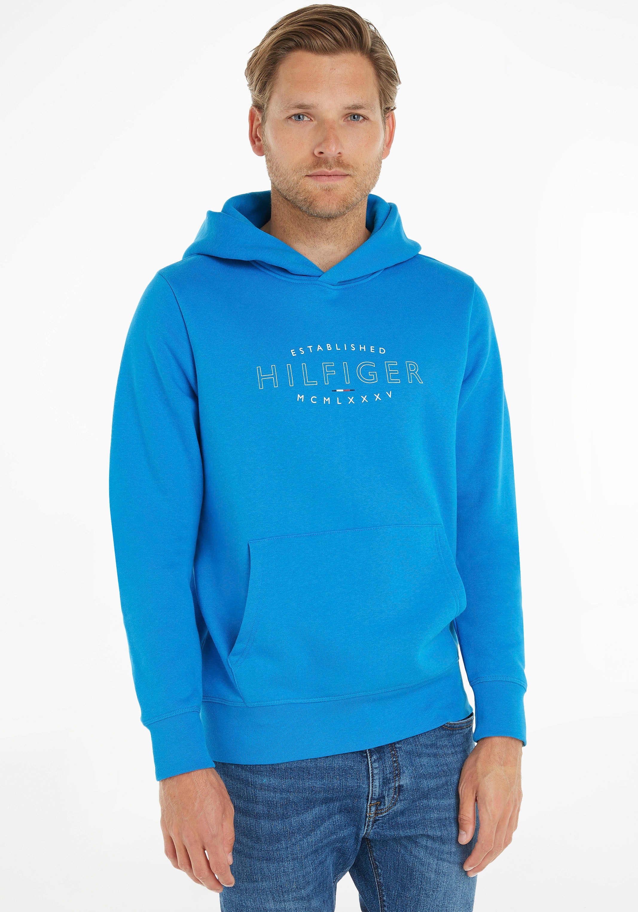 Tommy Hilfiger Kapuzensweatshirt »HILFIGER bei CURVE shoppen HOODY« OTTO online LOGO