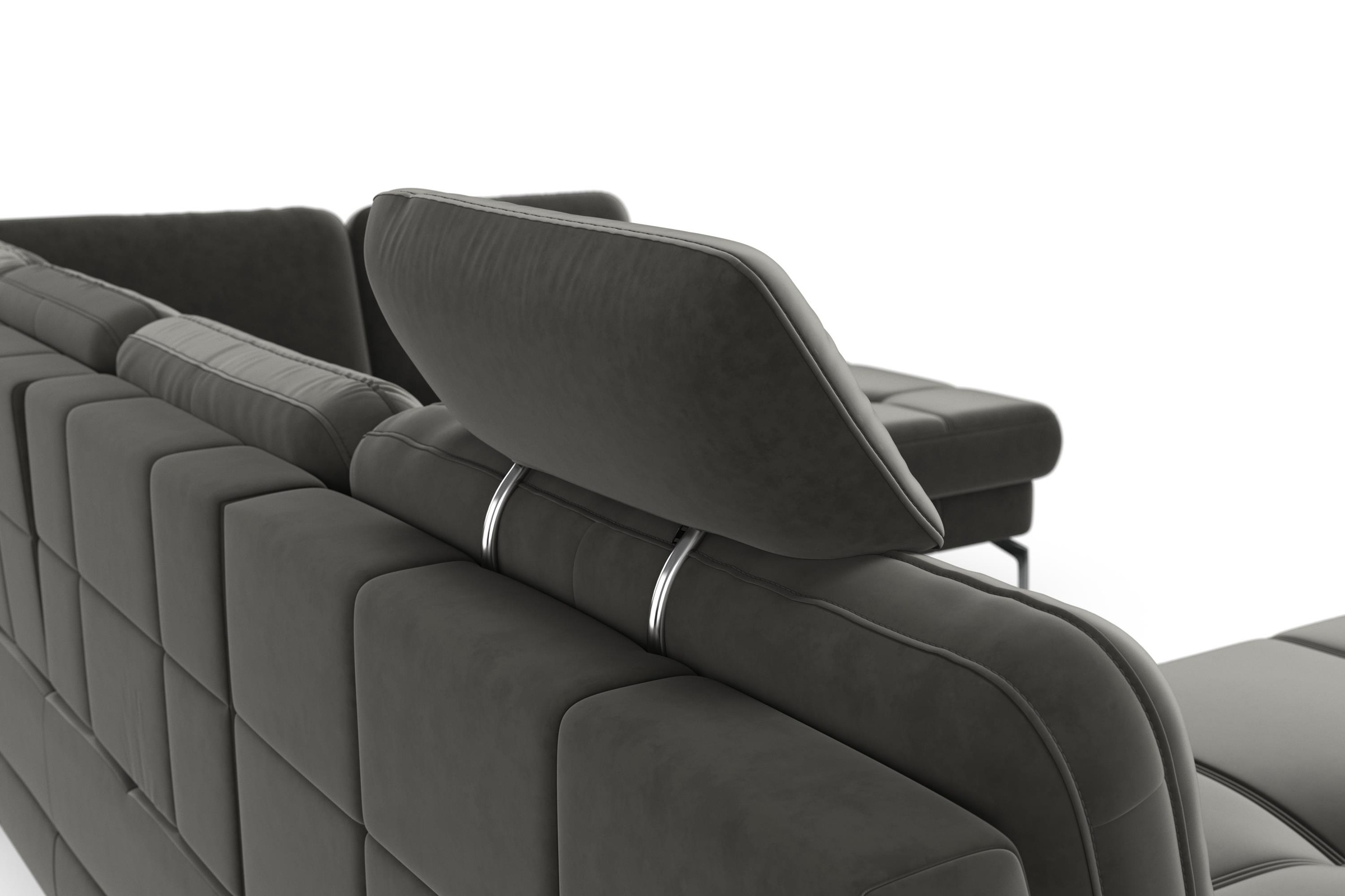 sit&more Wohnlandschaft »Bendigo U-Form«, inklusive Sitztiefenverstellung, Bodenfreiheit 15 cm, in 2 Fußfarben