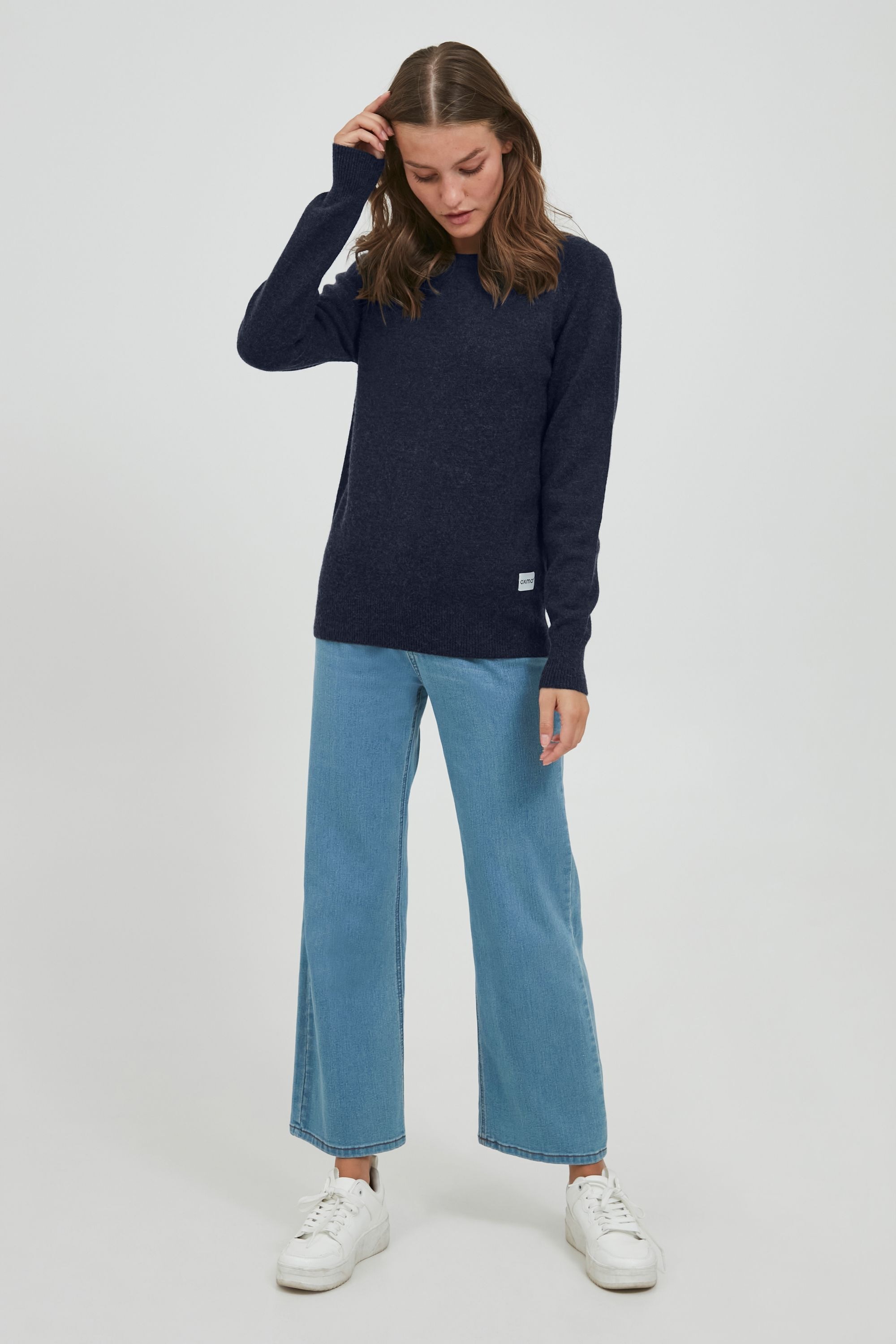 OXMO Strickfleece-Pullover »Strickpullover OXMaria«