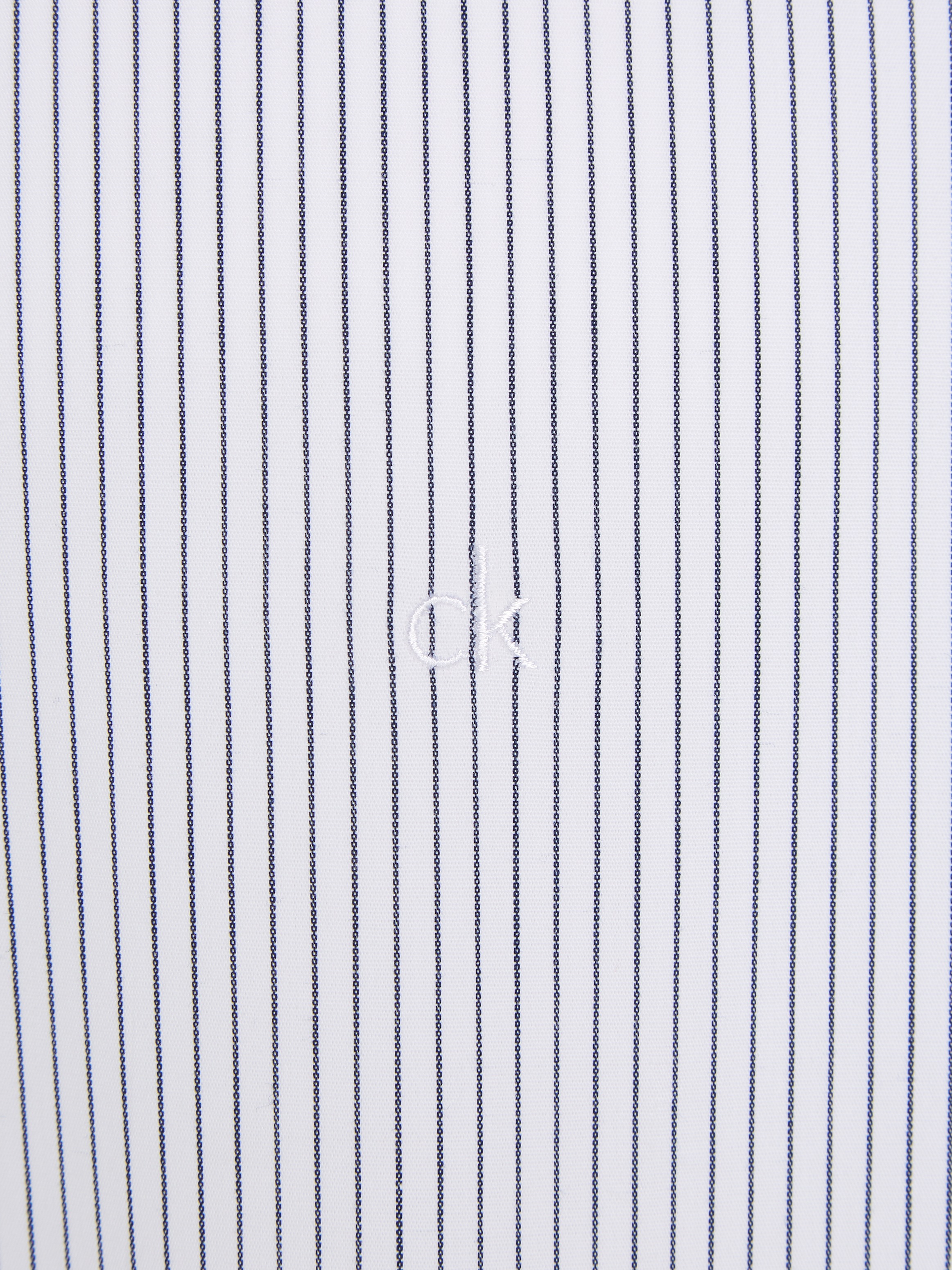 Calvin Klein Langarmhemd »POPLIN STRIPE SLIM SHIRT«, in gesteifter Optik