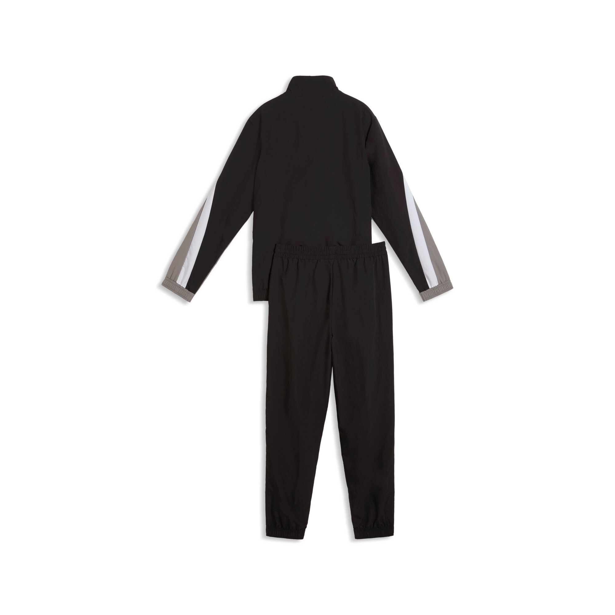 PUMA Jogginganzug »ESS BLOCK WOVEN SUIT B« 2 2-teiliges Set, mit Reißverschluss am Oberteil, windabweisend