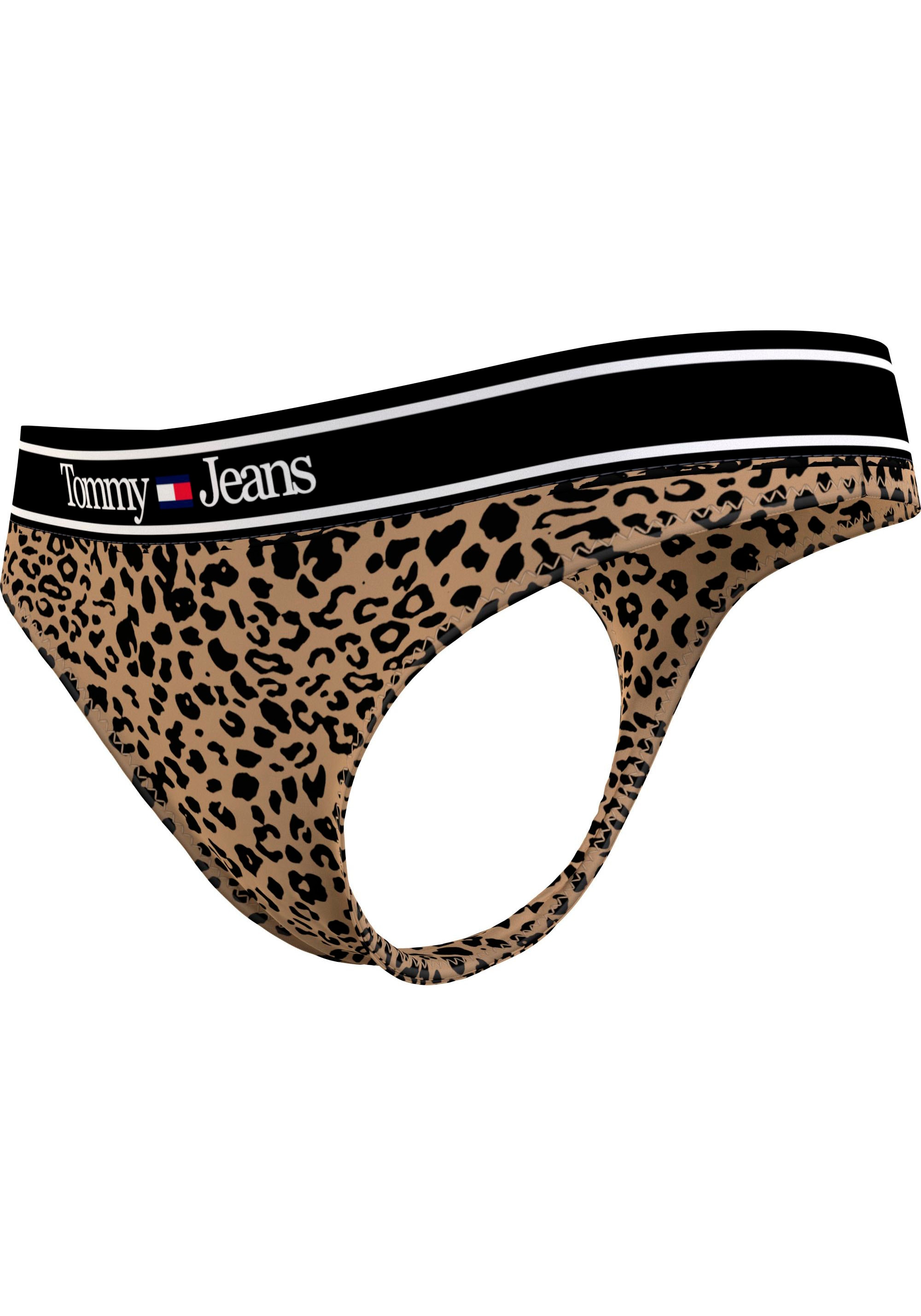 Tommy Hilfiger Underwear T-String »THONG PRINT (EXT SIZES)«, mit Markenlabel