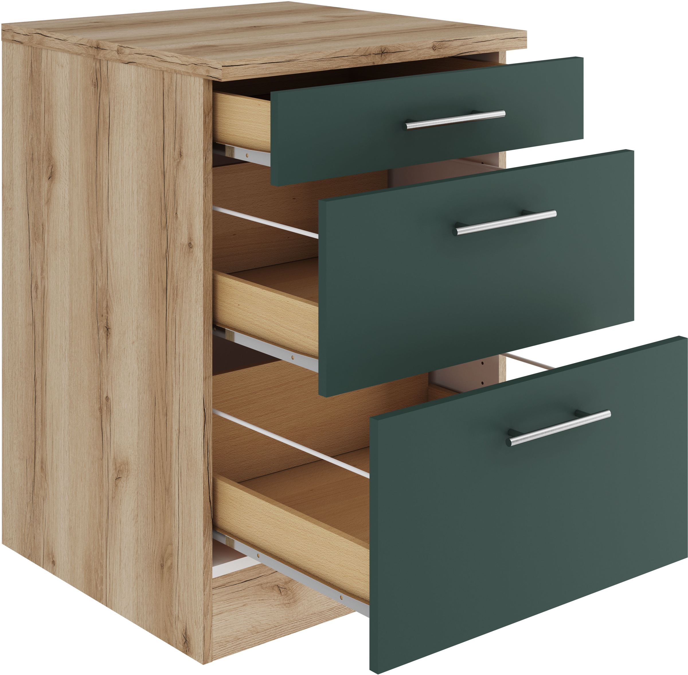 OPTIFIT Unterschrank »Bella«, Breite 60 cm, 2 Auszüge, 1 Schubkasten