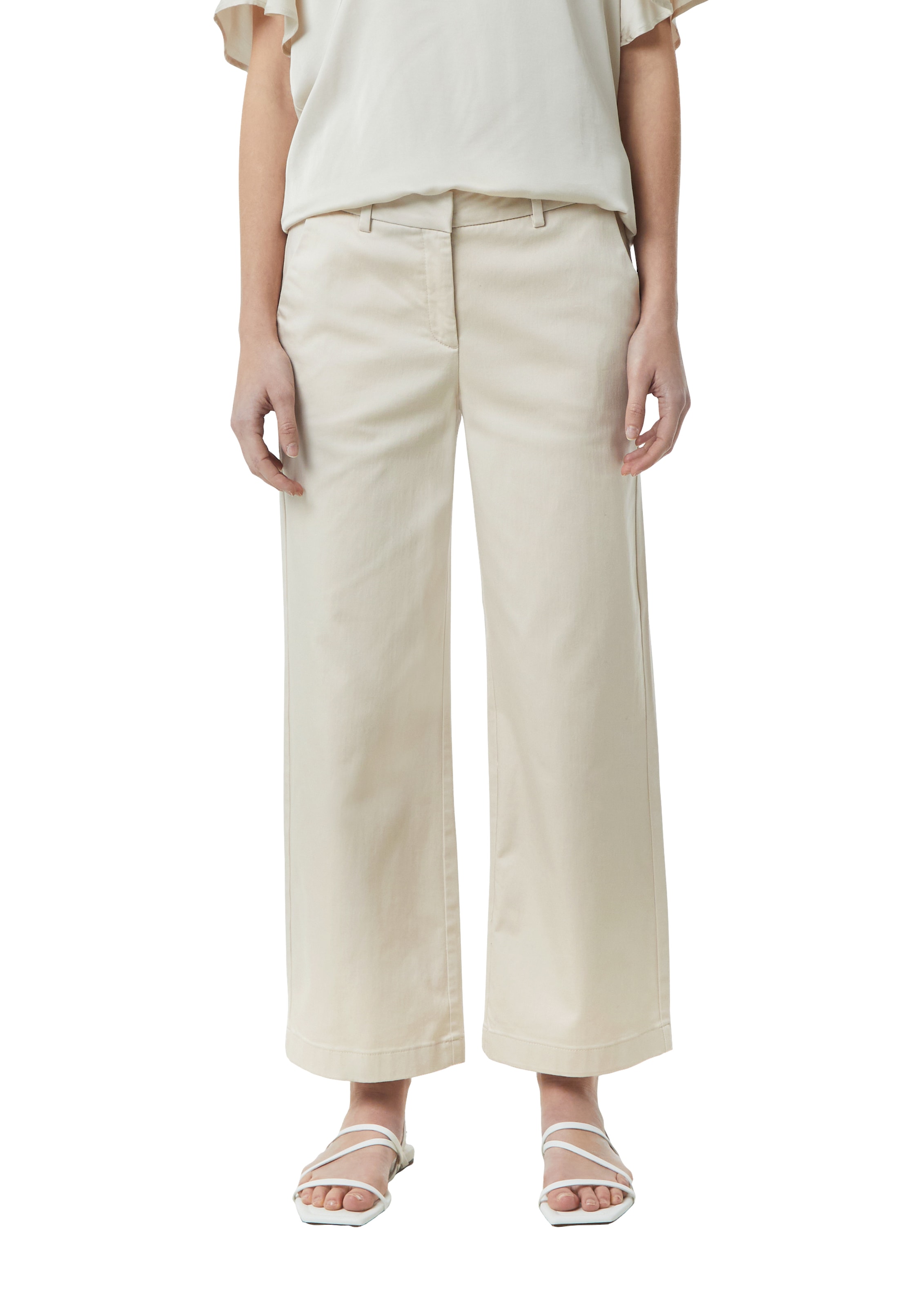 Comma Stoffhose  Sommerhose mit Schlag und Stretch