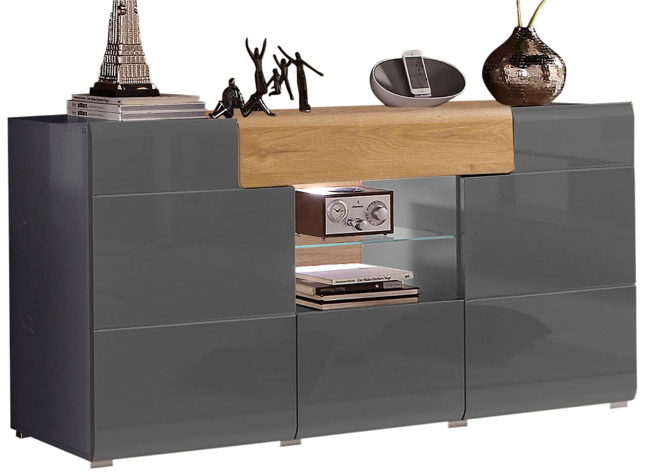 Helvetia Sideboard »Toledo«, Breite 159 cm