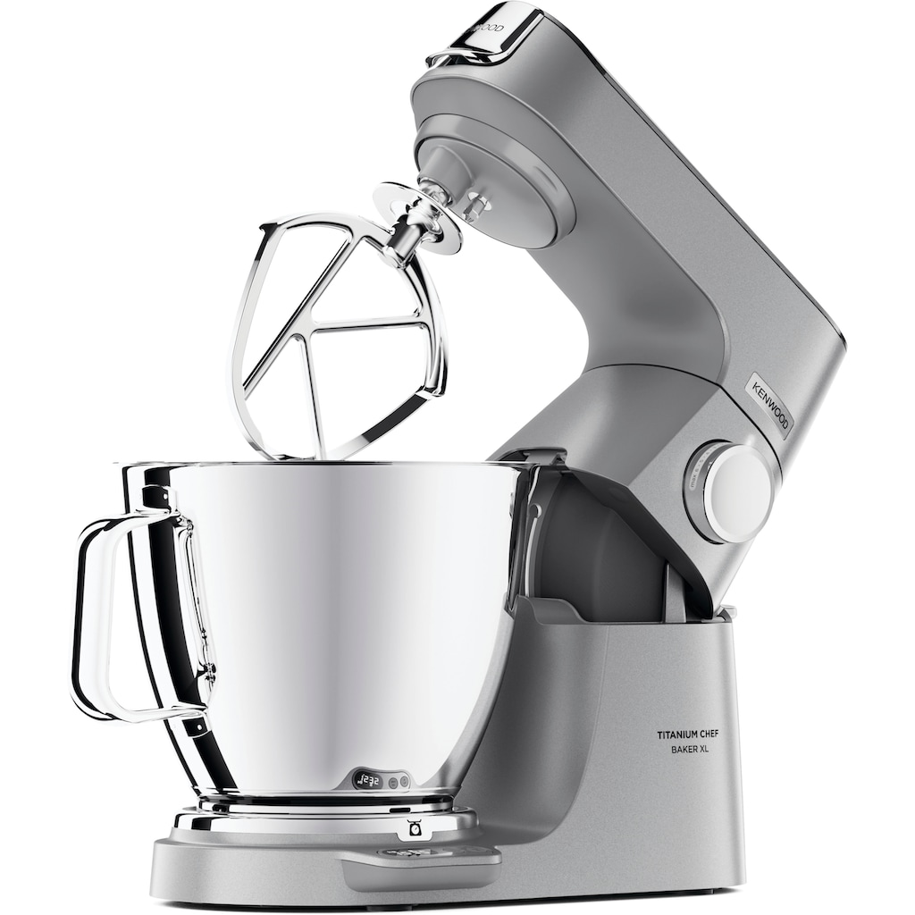 KENWOOD Küchenmaschine »Titanium Chef Baker XL KVL85.704SI«, inkl. umfangreiches Zubehör, mit integrierter EasyWeigh Waage