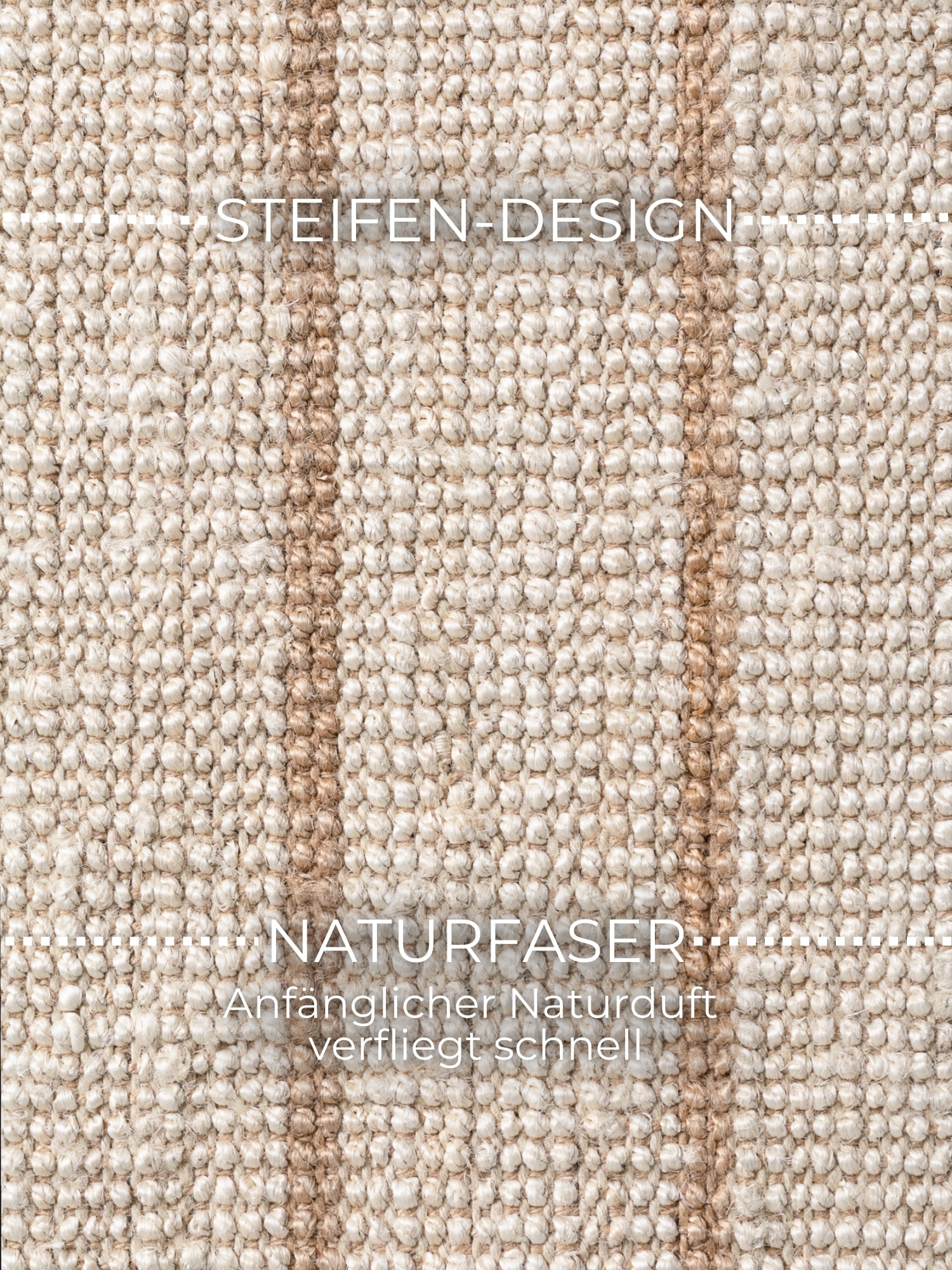 ELLE DECORATION Teppich »Juteteppich Sierra« rechteckig 10 mm Höhe Jute, Natur, Wohnzimmer, Esszimmer, Schlafzimmer, Flur, Boho, Fransen