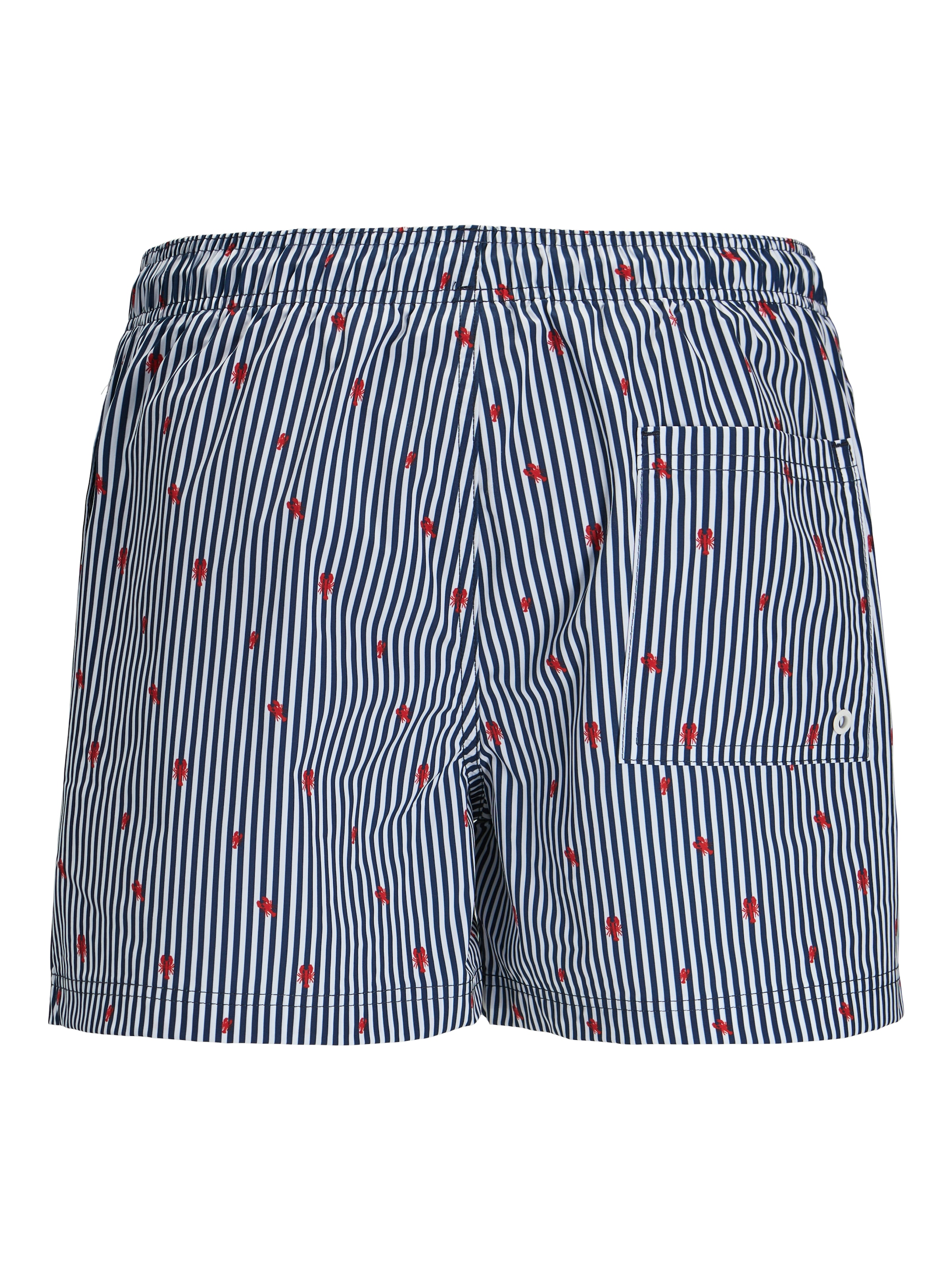 Jack & Jones Badeshorts »JPSTMAUI JJSWIM MINI STRIPE AKM SN«