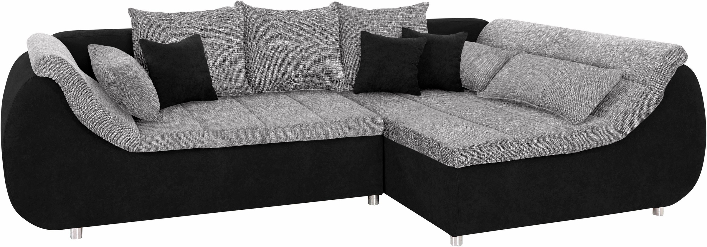 BENFORMATO CITY COLLECTION Ecksofa »Milana«, wahlweise mit Bettfunktion
