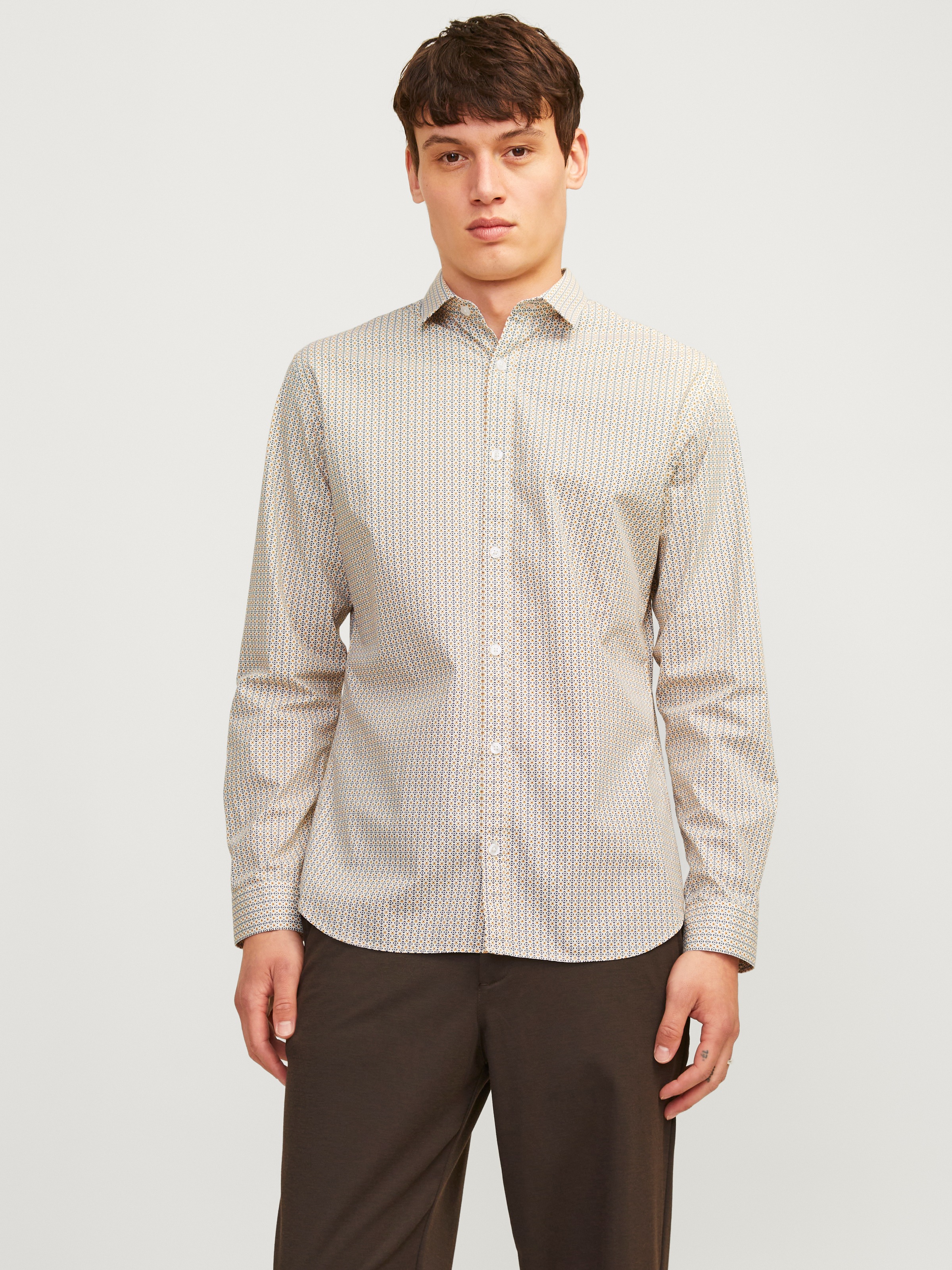 Jack & Jones Langarmhemd »JPRBLABLACKPOOL STRETCH LS SHIRT SN«