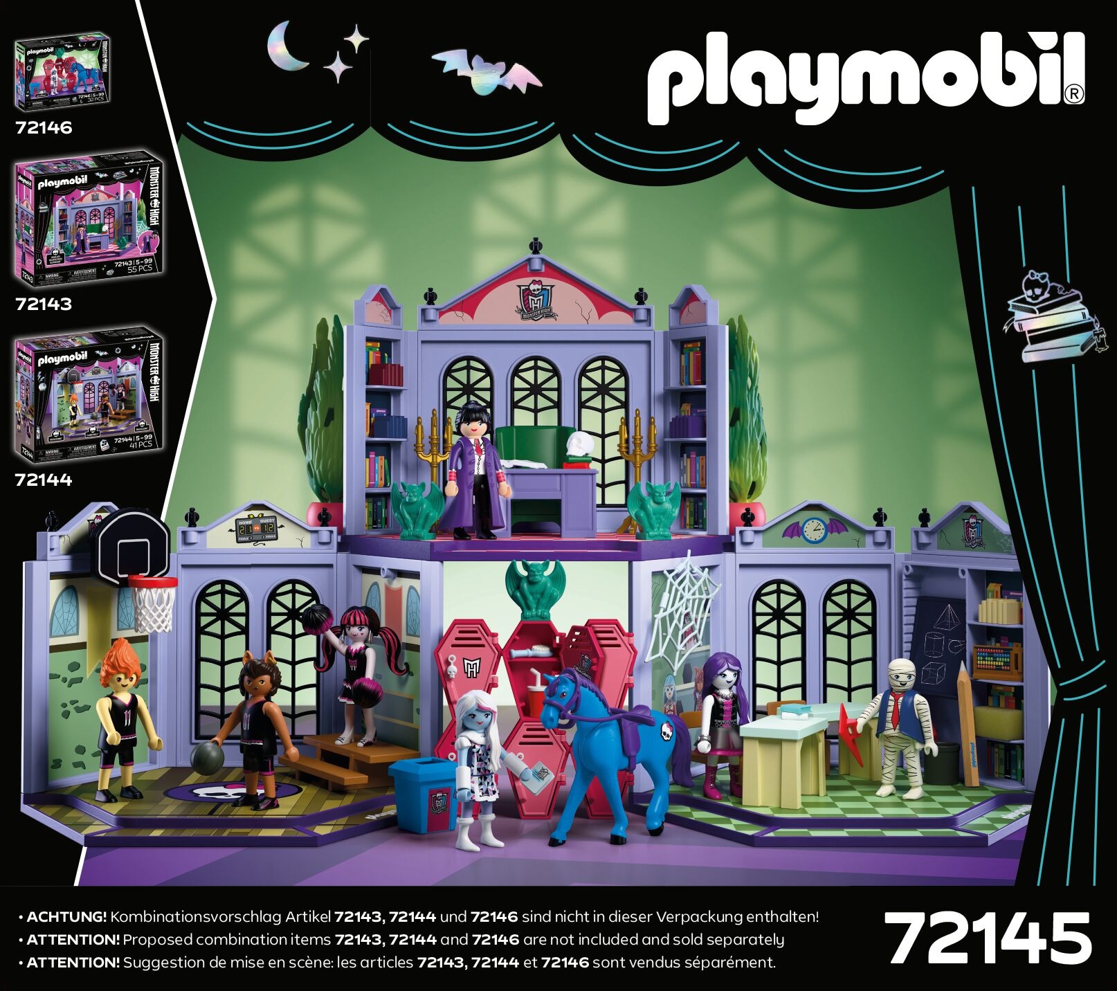 Playmobil® Konstruktions-Spielset »KlassenzimmerTM (72145), Monster High™« Made in Europe