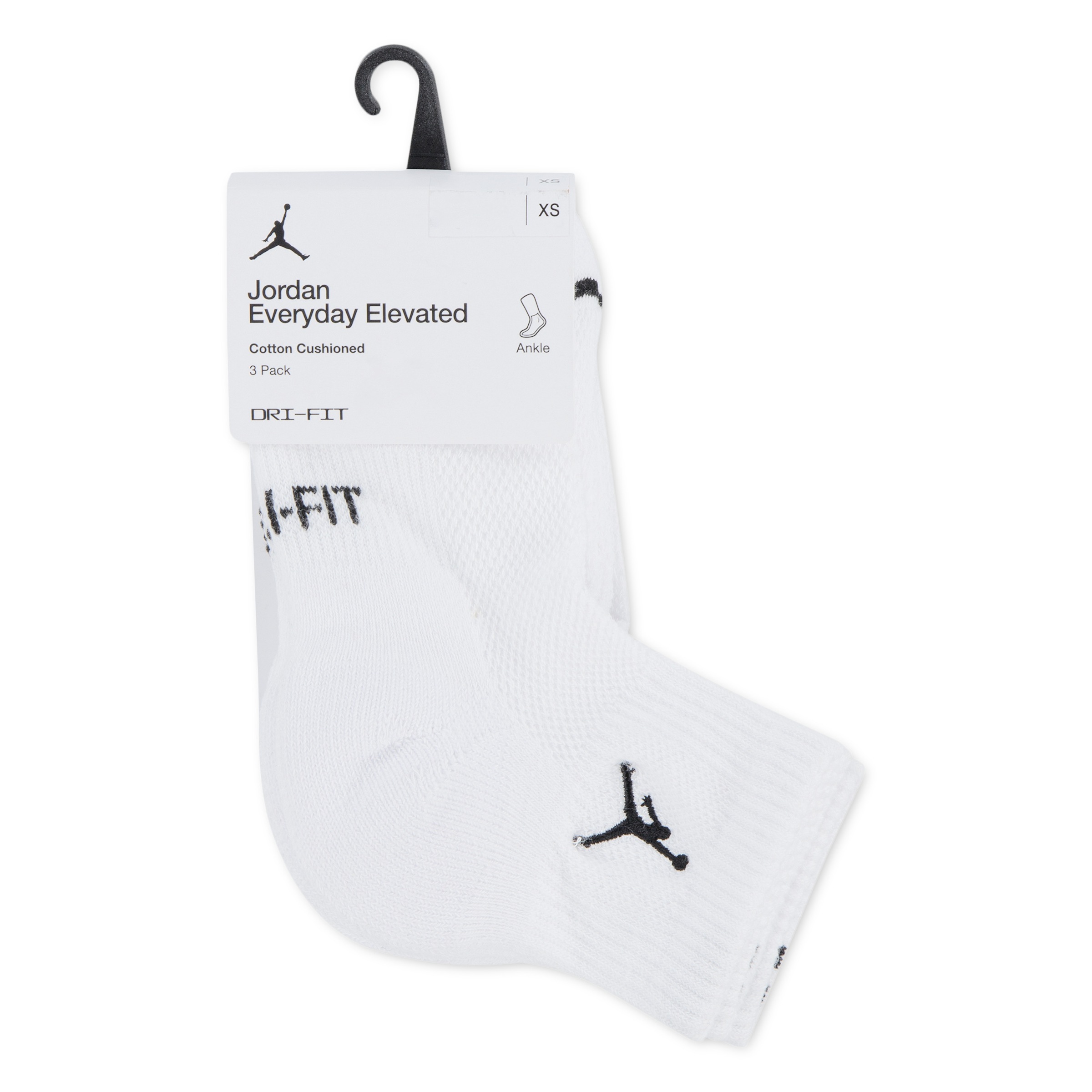 Jordan Socken »JHN JD ED ELVD 3PK ANKLE« 3 Paar tlg. im 3er-Pack, unifarbenes Design, für sportive Aktivitäten geeignet