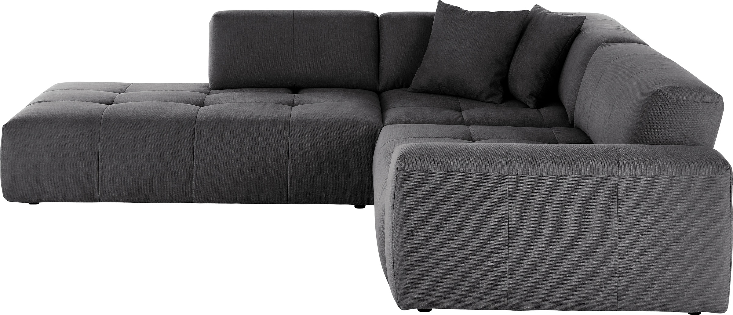3C Candy Ecksofa »Yoshy Komfortsofa, bequem und modern, hochwertige Verarbeitungsdetails«, Zwei verschiedene Sitztiefen durch verstellbare Rückenlehne, L-Form