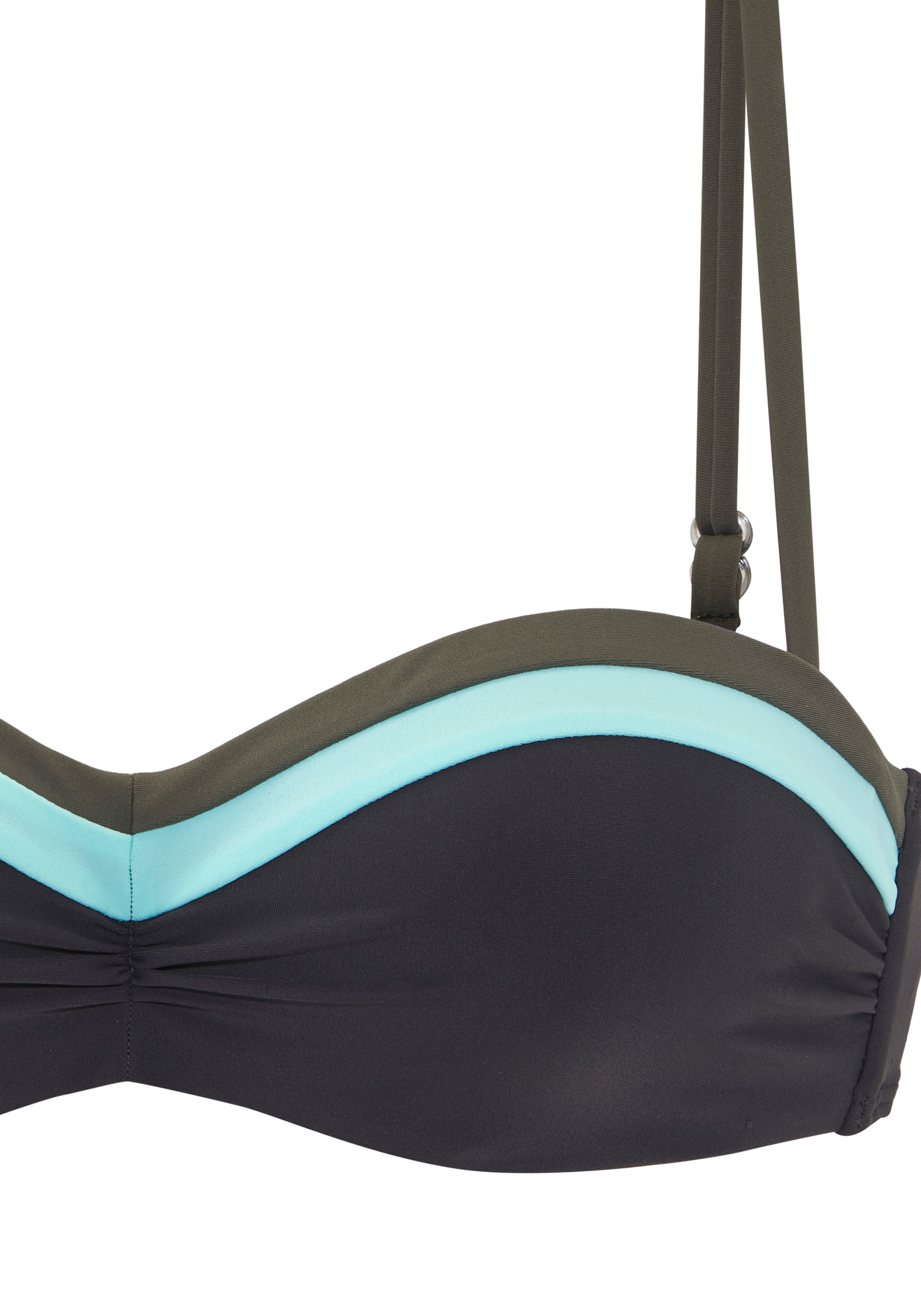 s.Oliver Bügel-Bandeau-Bikini-Top »Yella« mit kontrastfarbenen Details