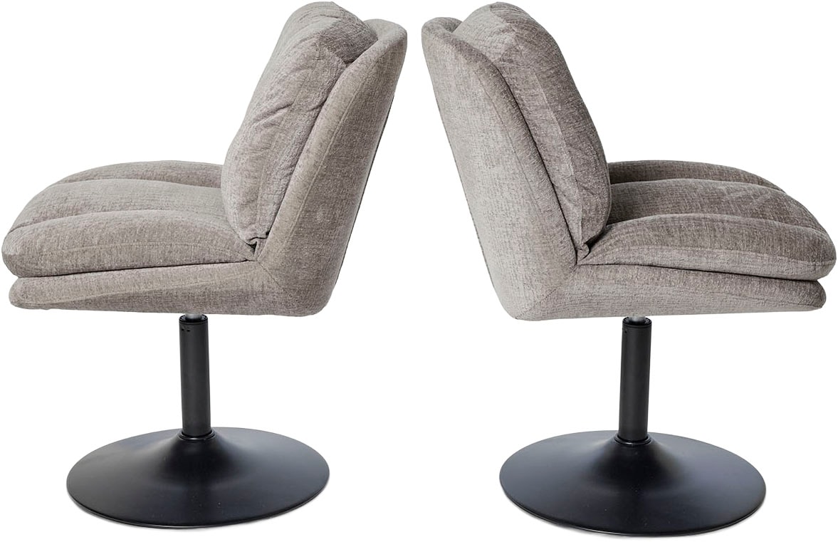 Jahnke Schalenstuhl »KISS TWIST DUO« () 2er Set, drehbar, gepolstert, Metallgestell, B:50,5xT:62xH:80 cm