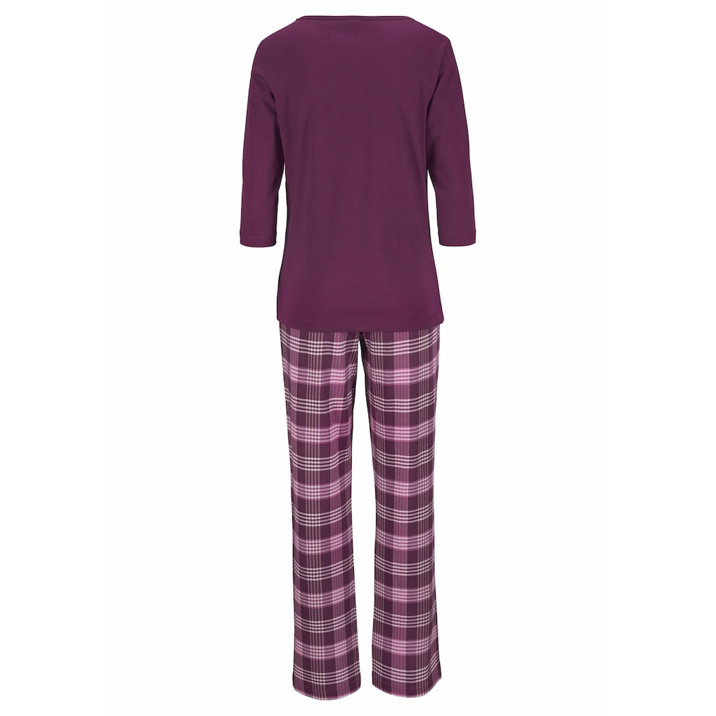 Vivance Dreams Pyjama, (4 tlg., 2 Stück)