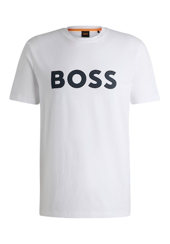 T-Shirt »Thinking 1 10246016 01«, mit großem BOSS Druck auf der Brust