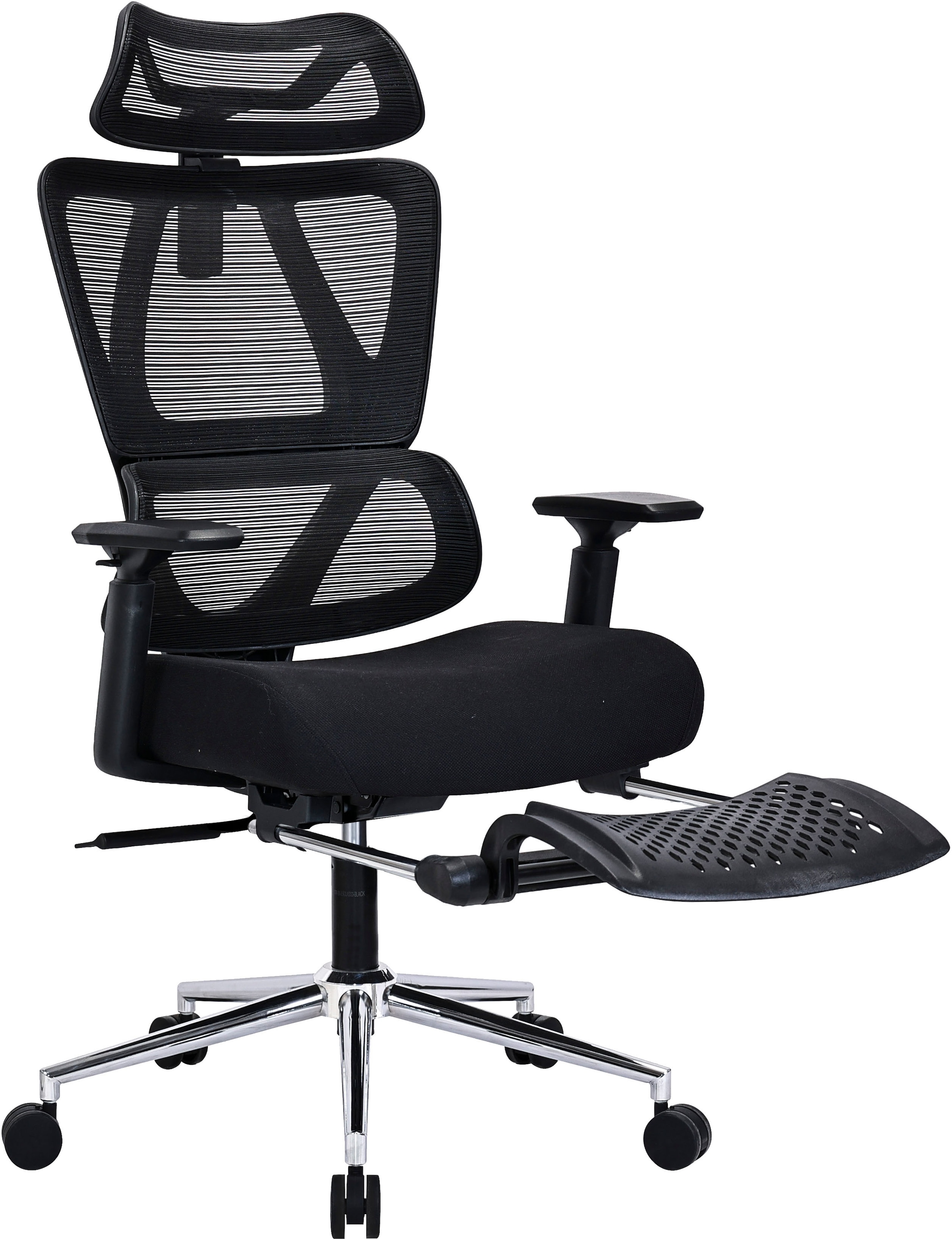 OTTO home Drehstuhl »Andora, moderner ergonomischer Schreibtischstuhl« () mit Fußstütze