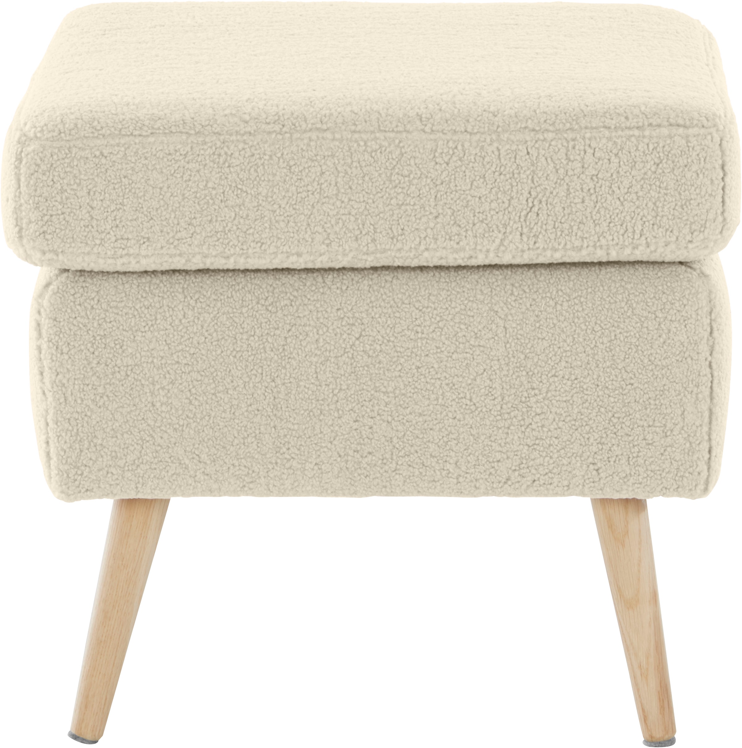 Home affaire Hocker »Salla« Bezug auch in Luxus-Microfaser in Teddyfelloptik