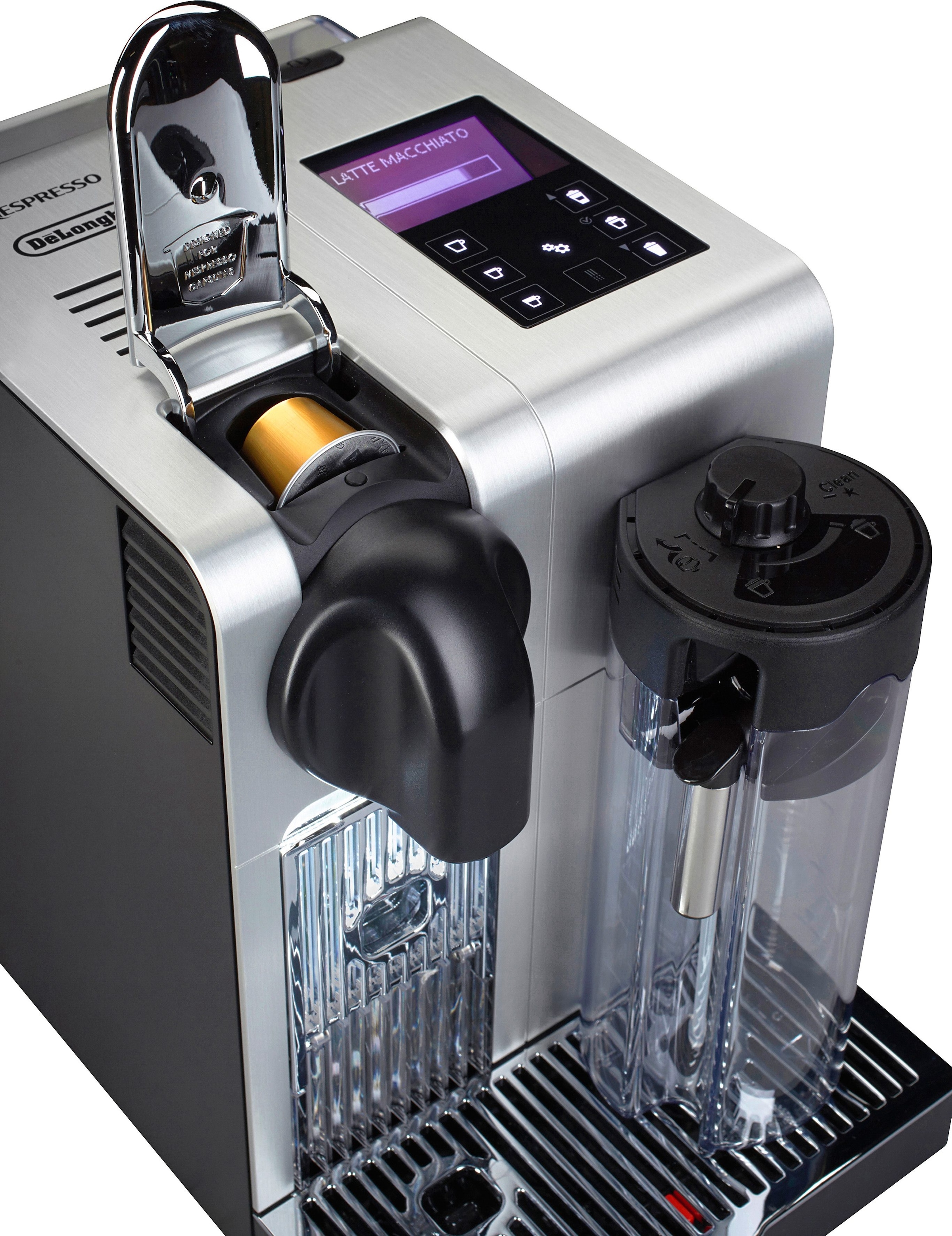 Kapselmaschine »Lattissima jetzt Willkommenspaket 14 OTTO 750.MB DeLonghi, inkl. Nespresso mit EN Kapseln von Pro Silver«, bei
