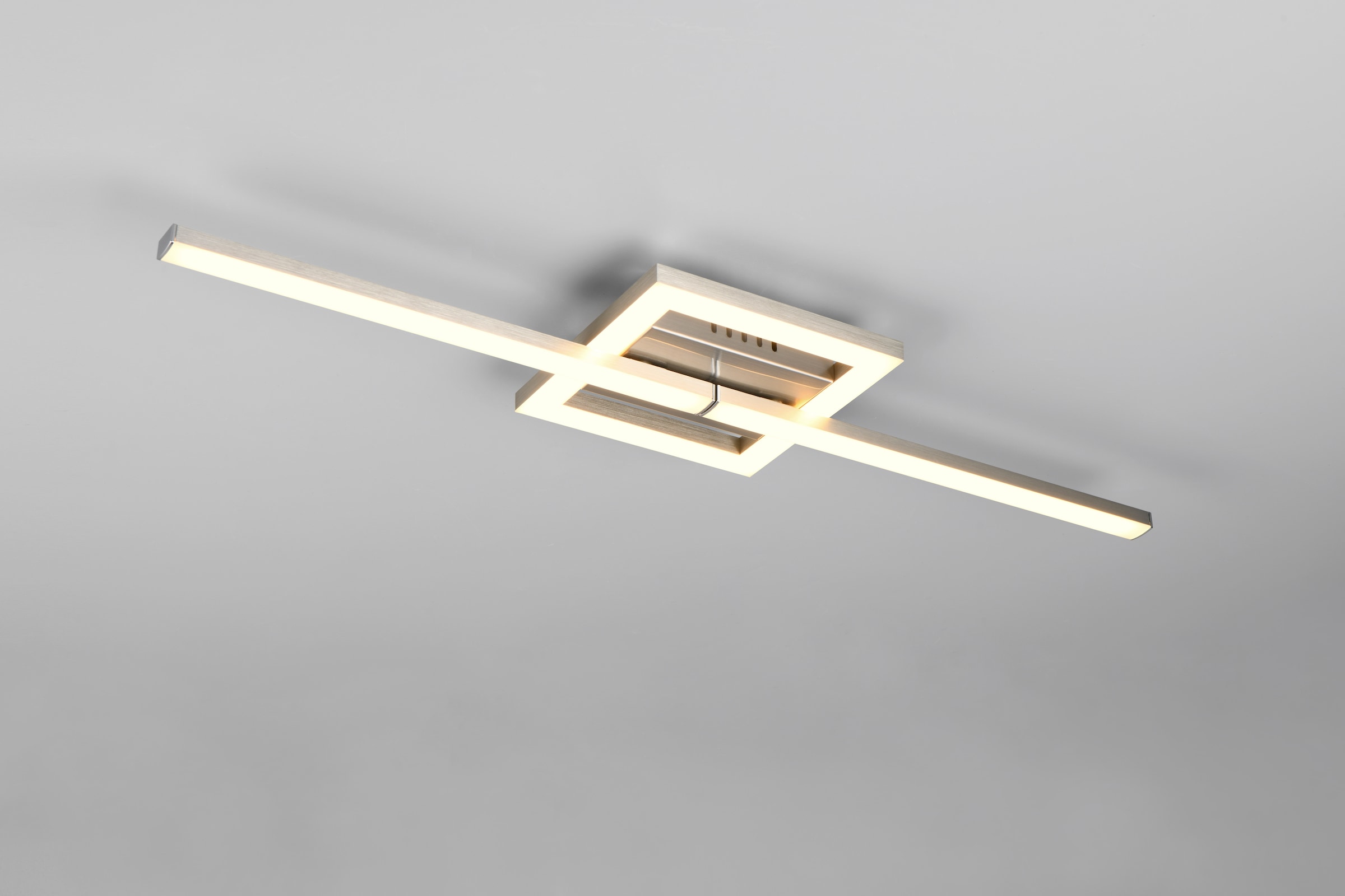 my home LED Deckenleuchte »DAVINIA, als Deckenlampe oder Wandlampe mögl, LED Stäbe schwenkbar«, 1 flammig, Leuchtmittel LED-Board | LED fest integriert, warmweiß 3000K 1860 Lumen 54x16 cm beweglich Flurlampe Wohnzimmerlampe