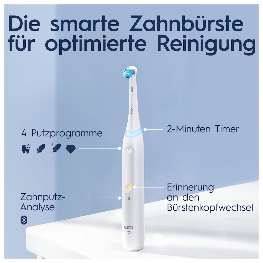 Oral-B Elektrische Zahnbürste »iO 4«, 1 St. Aufsteckbürsten