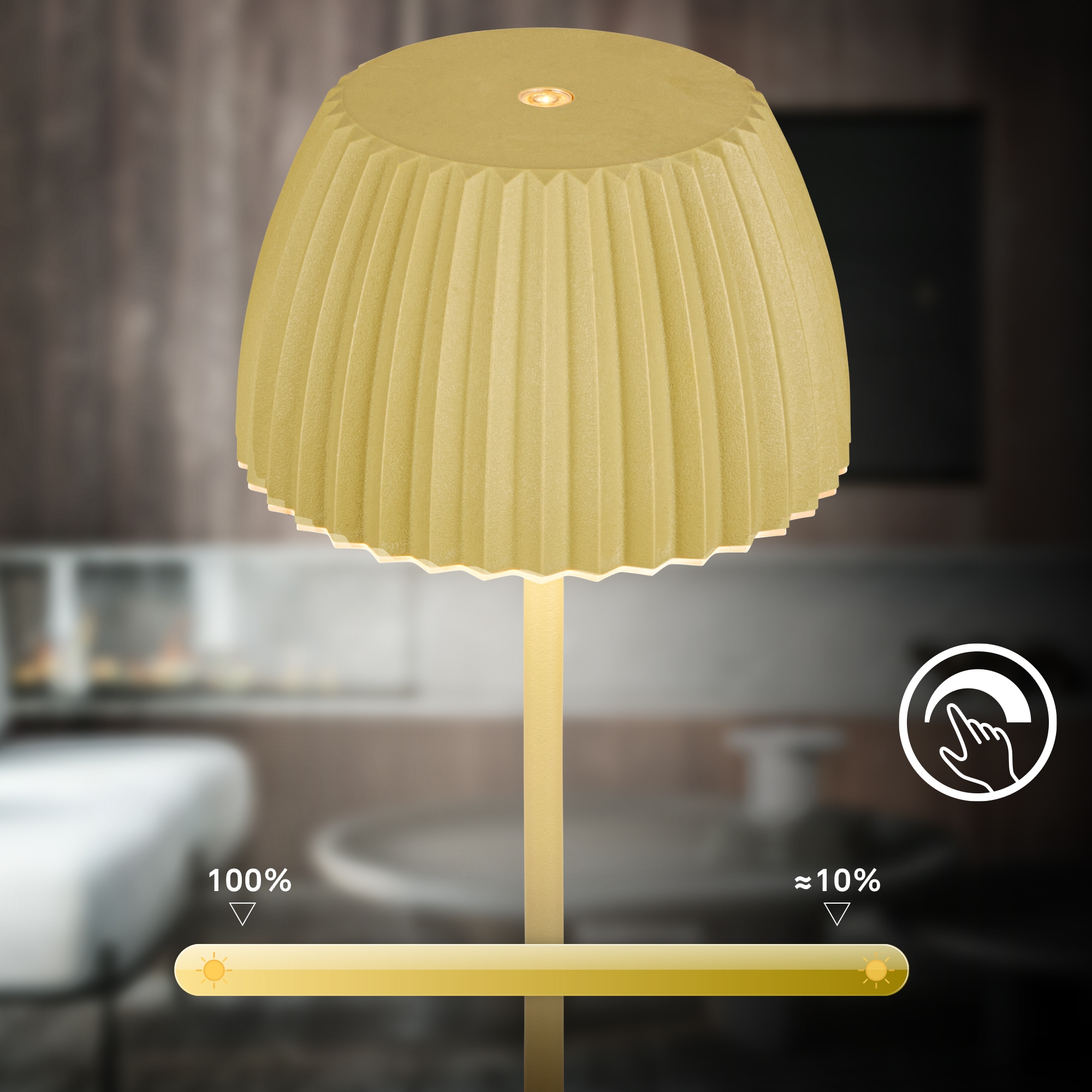Briloner Leuchten LED Tischleuchte »Akku LED Tischleuchte« LED-Modul