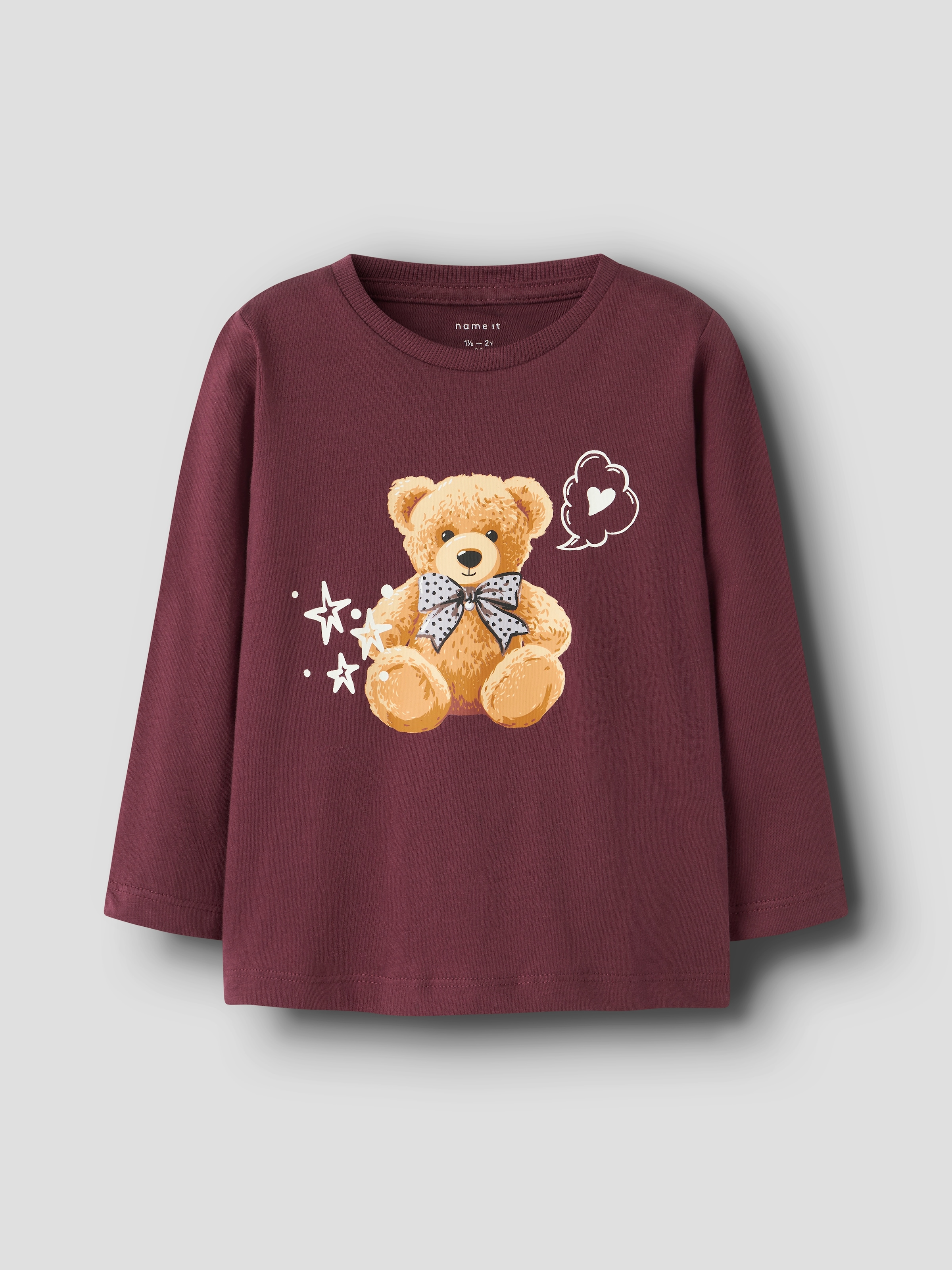 Name It Langarmshirt »NMFNIA 3P LS TOP« Packung, 3 Stk. Baumwolle, regular fit