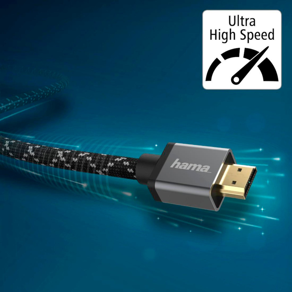 Hama HDMI-Kabel »Ultra High Speed HDMI™-Kabel Stecker-Stecker 8K Metall HDMI™-Kabel 3m«, HDMI, 300 cm