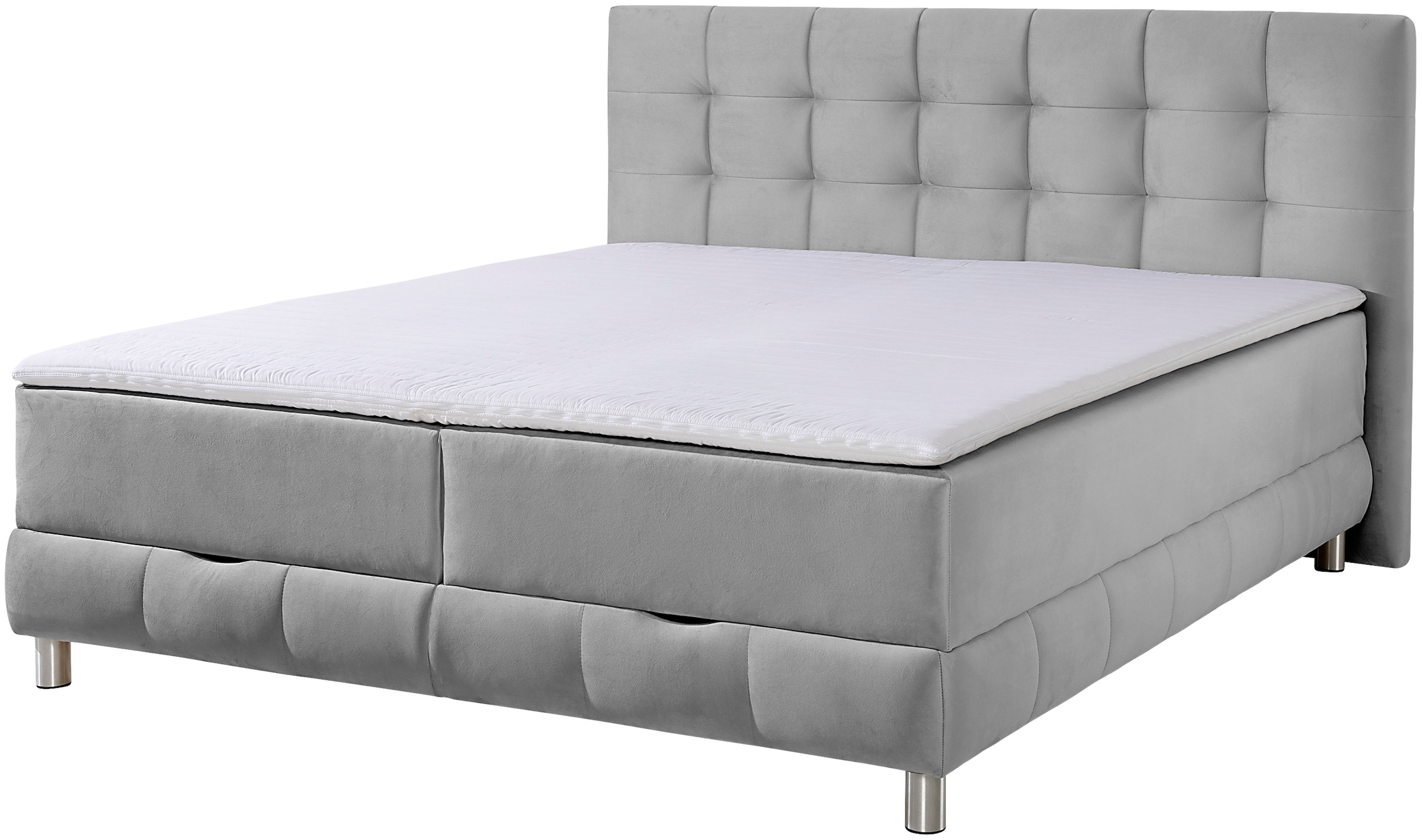 INOSIGN Boxbett »Vaasa«, inkl. Bettkasten & Topper, XXL-Ausführung, Überlänge 220 cm