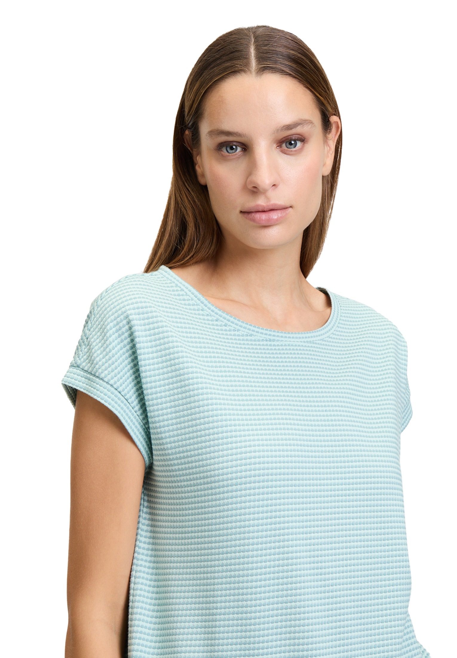 Betty&Co Kurzarmshirt »Casual-Shirt mit Gummizug«