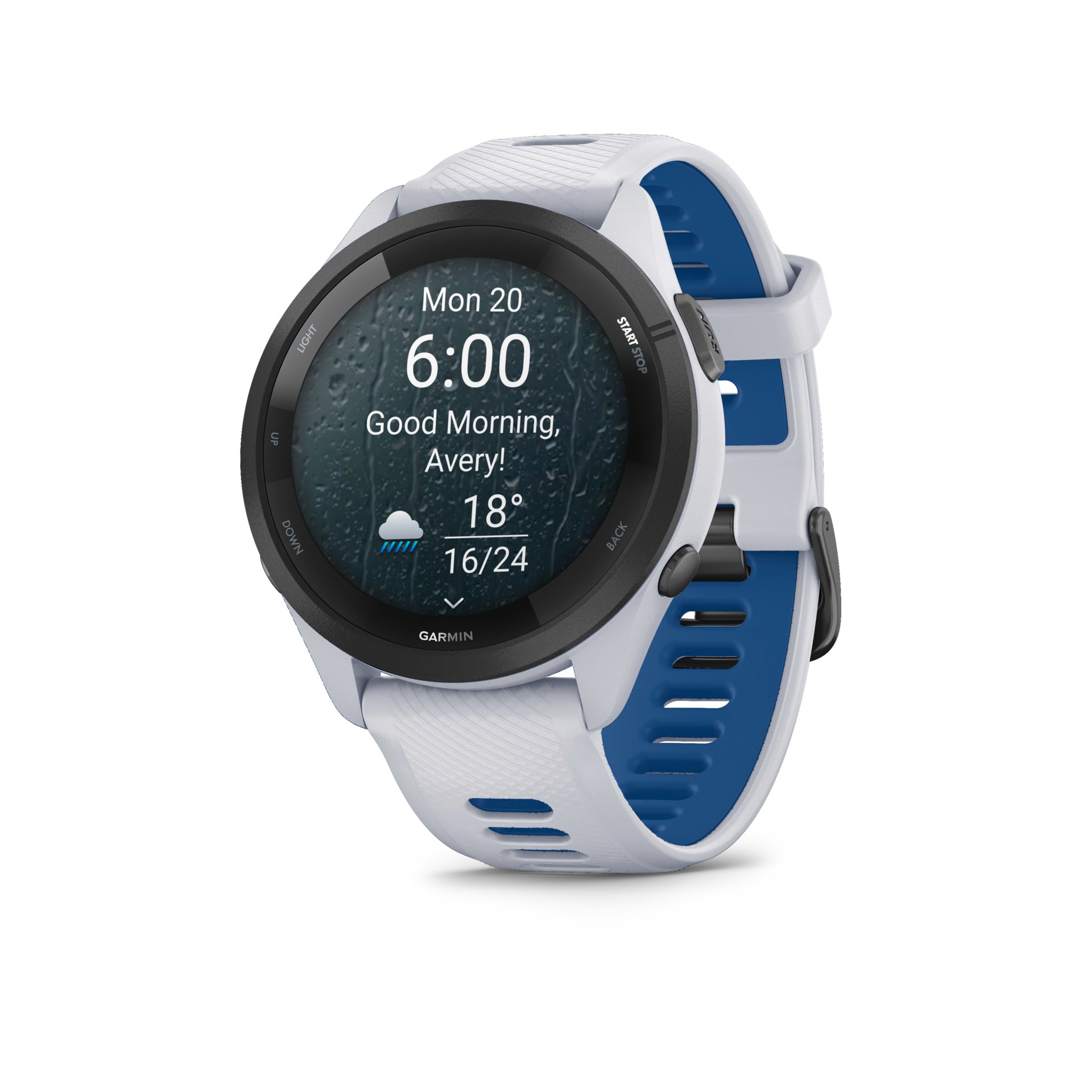 Garmin Smartwatch »FORERUNNER 265 mit Silikon-Armband 22 mm«(/ 1,3 ″)