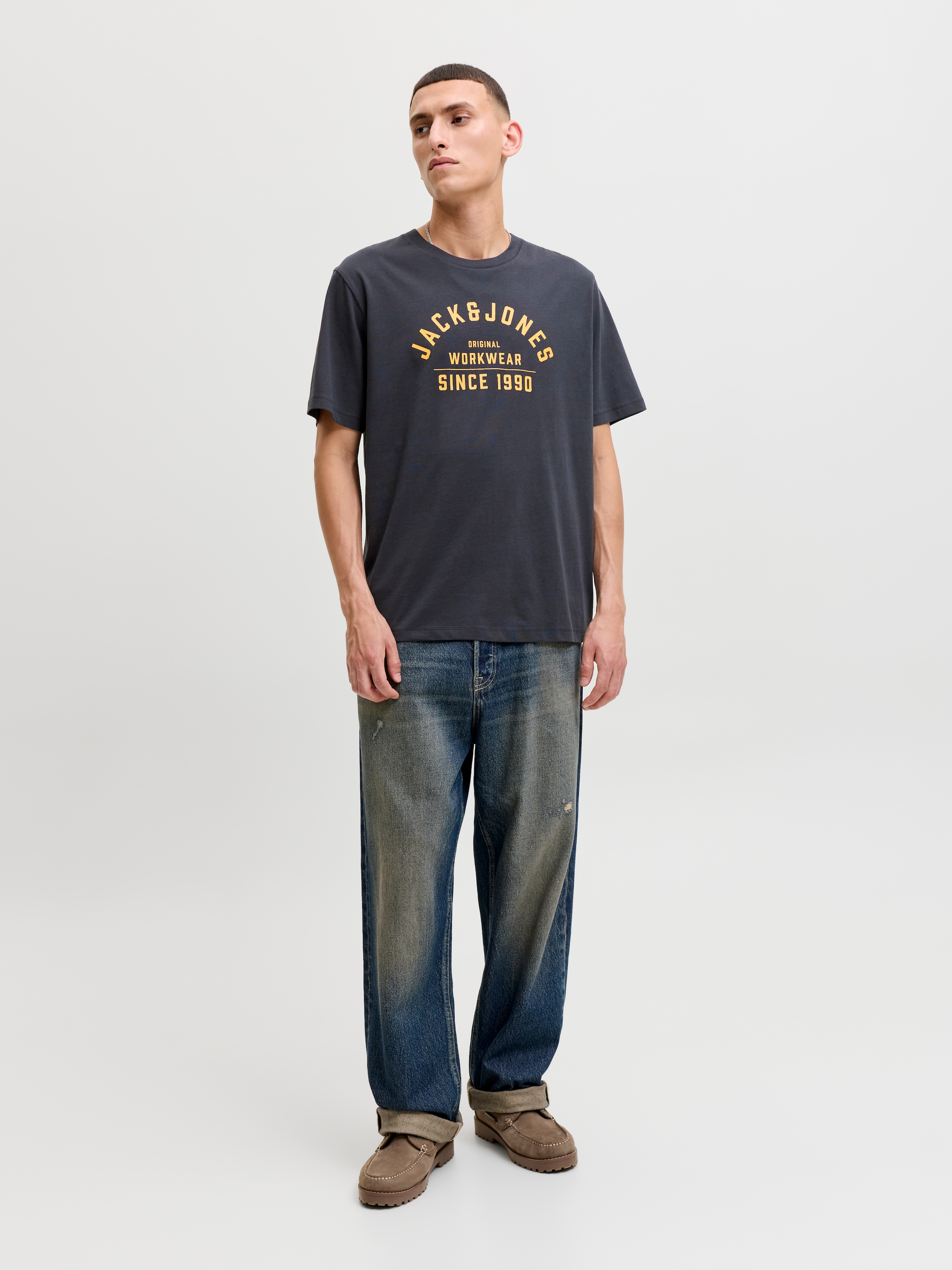 Jack & Jones Rundhalsshirt »JPRBLUTHOR SS TEE FST« Baumwolle, regular fit