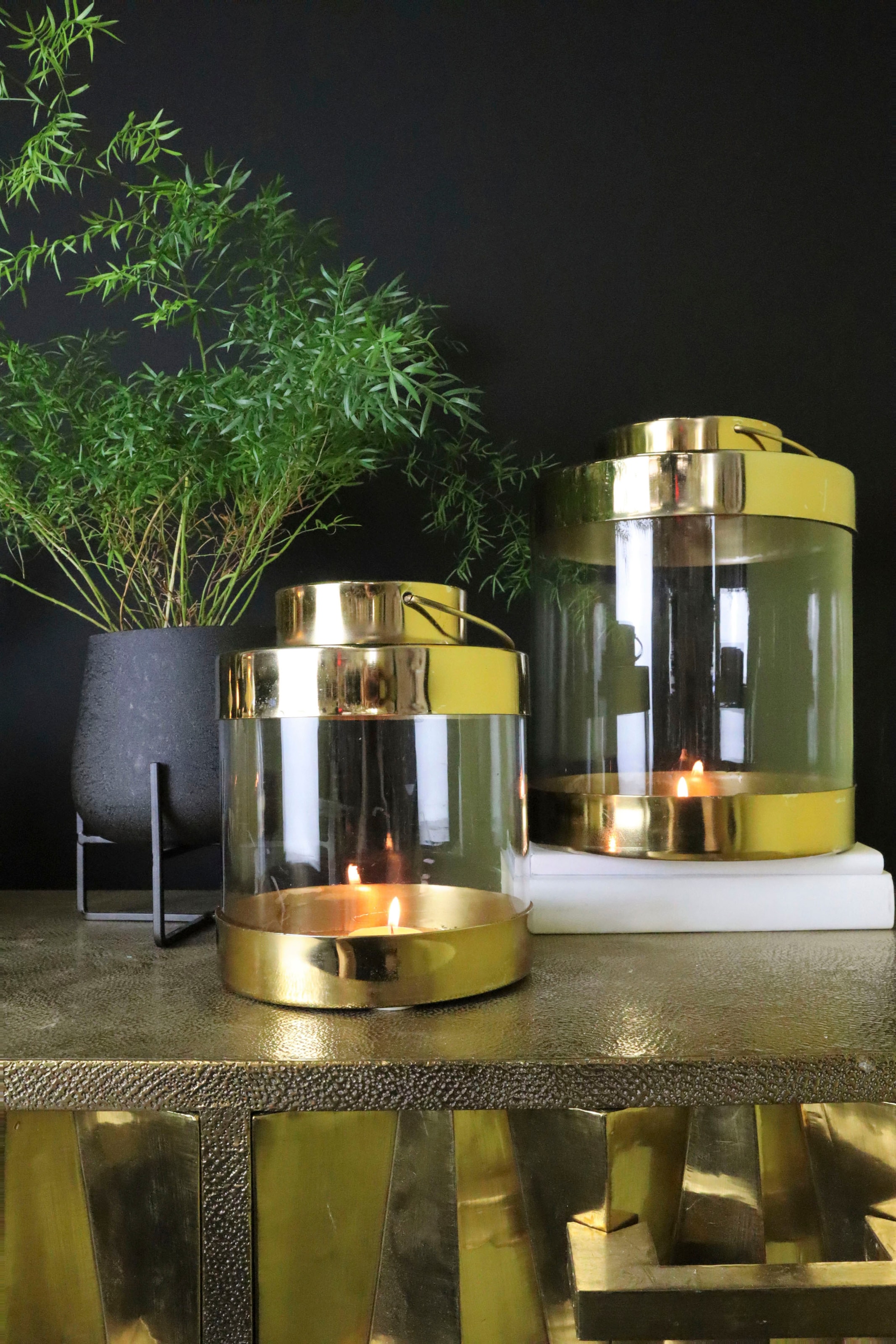 AM Design Kerzenleuchter »Laterne«, bei Glas OTTO aus (1 Metall und St.), bestellen Stumpenkerzenhalter