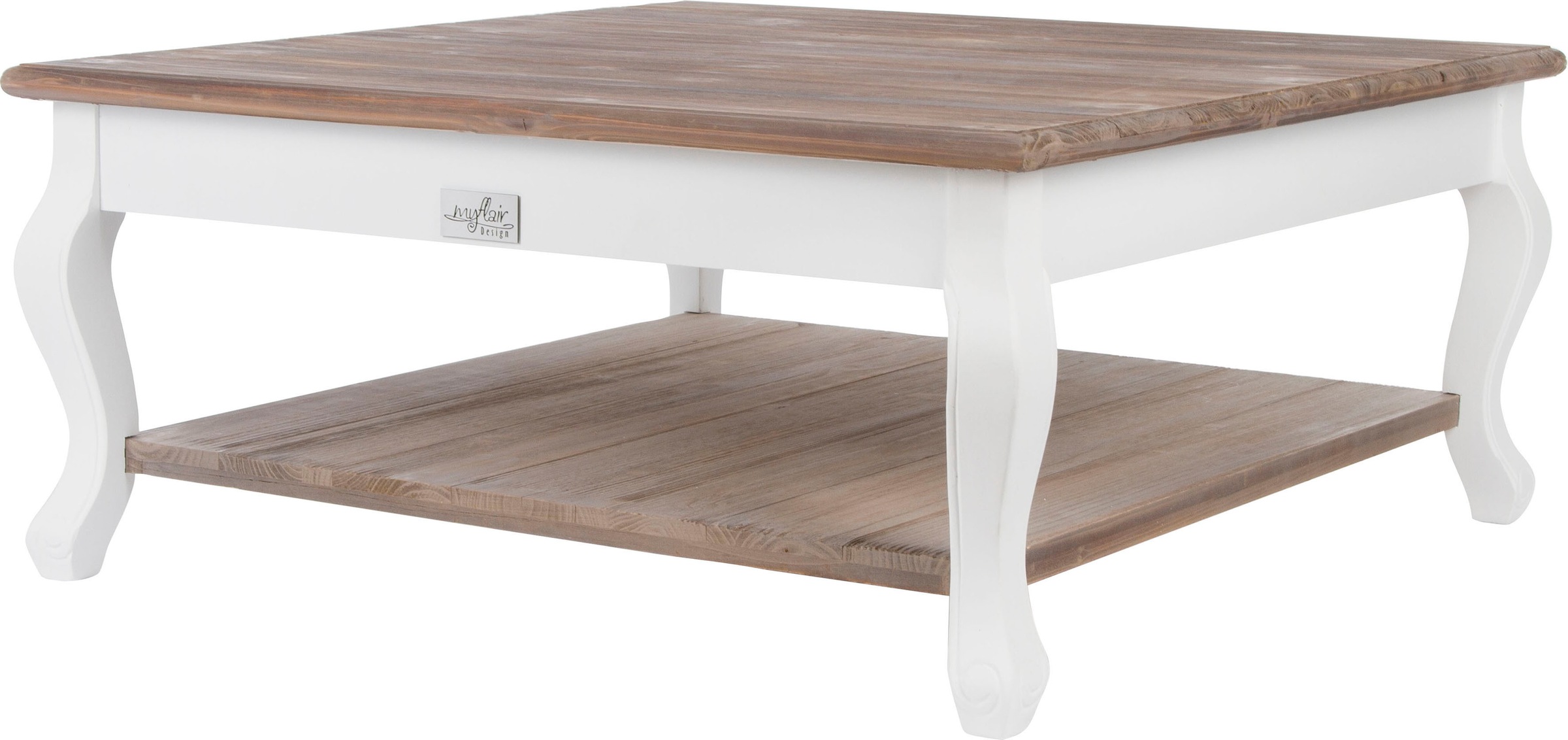 my Flair Couchtisch »Adriana«, Holztisch, Quadratische Form, Landhausstile