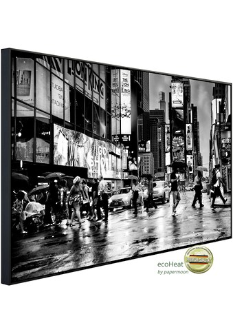 Papermoon Infrarotheizung »Time Square Schwarz & Weiß«, sehr angenehme Strahlungswärme kaufen