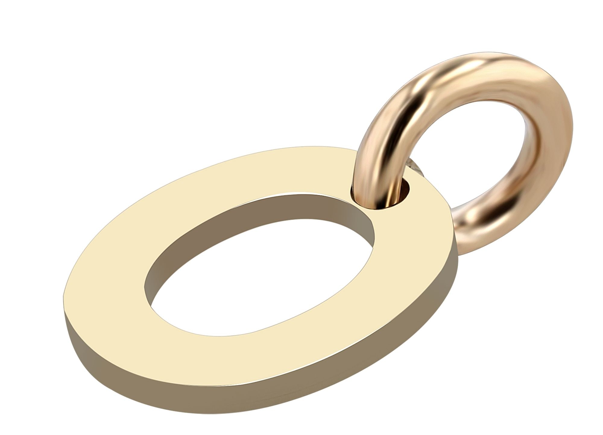 Adelia´s Buchstabenanhänger »Unisex Anhänger ¿ Buchstabe N Buchstabenanhänger aus 375 Gold«