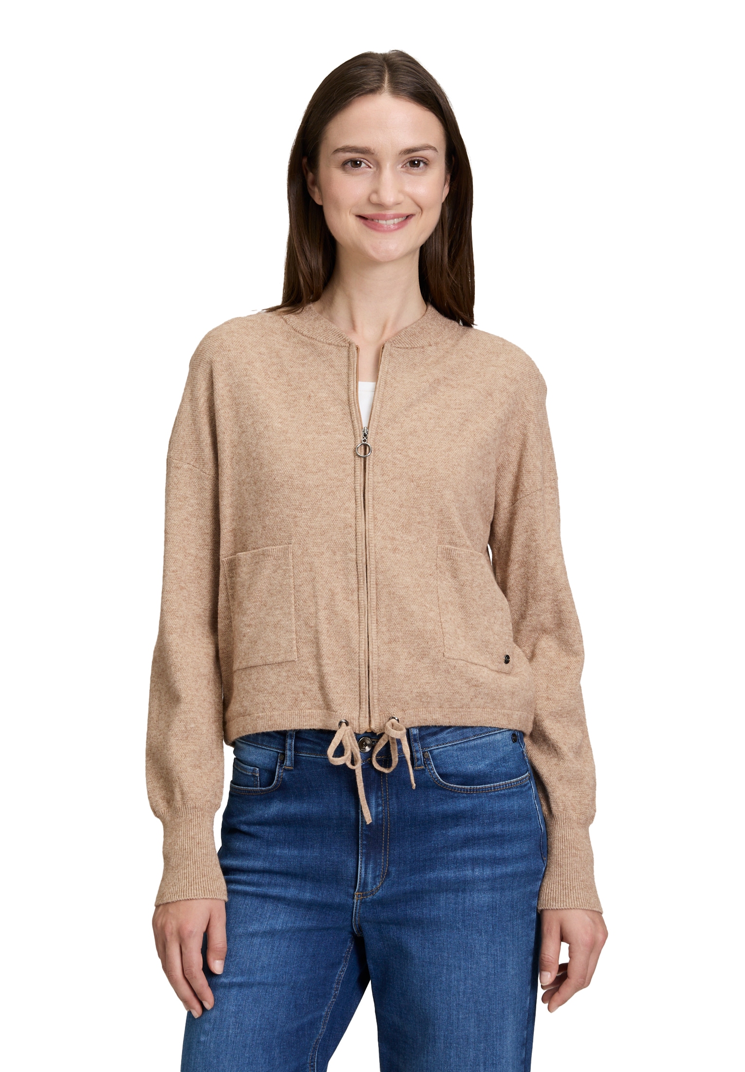 Betty&Co Cardigan »Strick-Cardigan mit Reißverschluss«