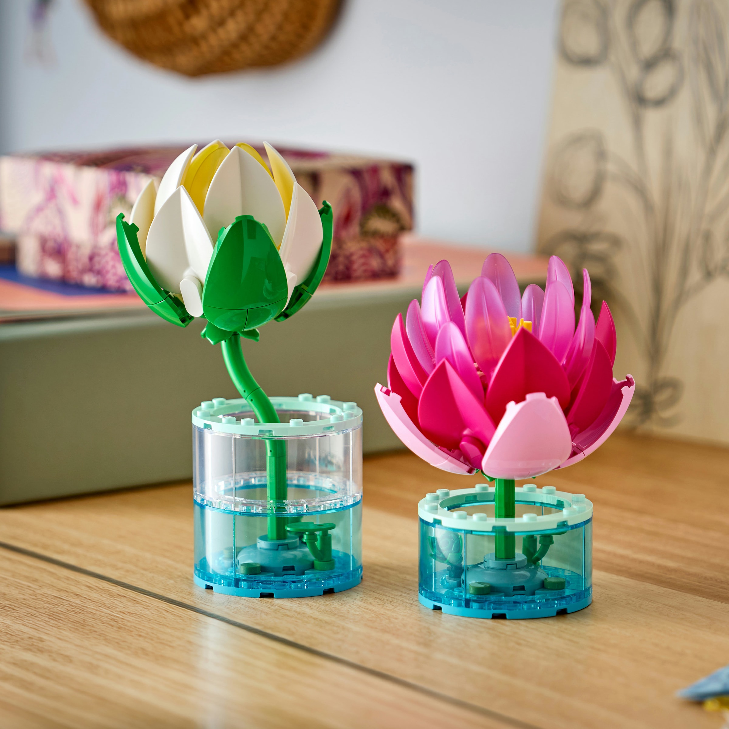 LEGO® Konstruktionsspielsteine »Seerosen (11511), LEGO Botanicals« Made in Europe