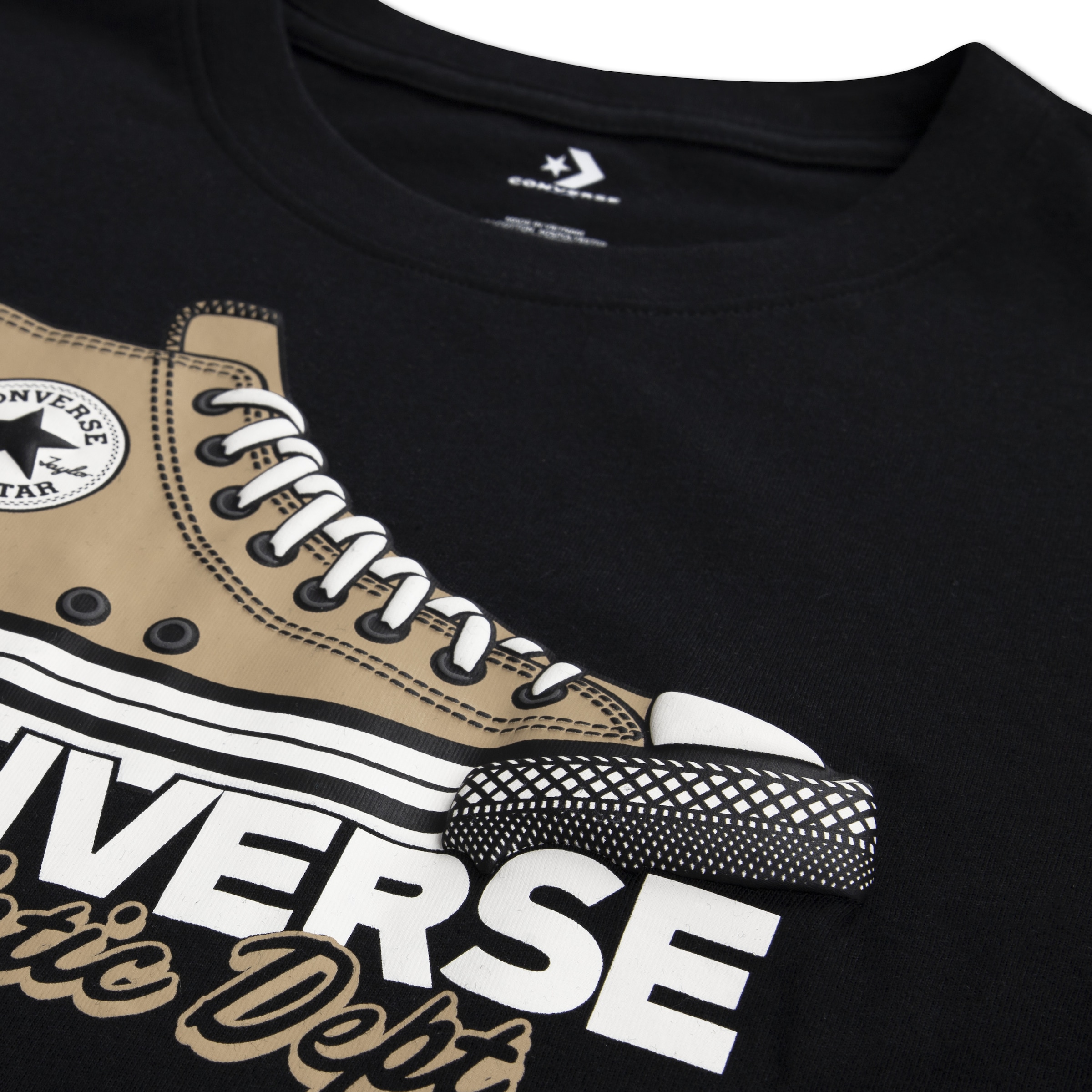 Converse Poloshirt »CNVB CNV SNKR GFX TEE« für Kinder und Jugendliche, sportlicher Stil, Rundhalsausschnitt