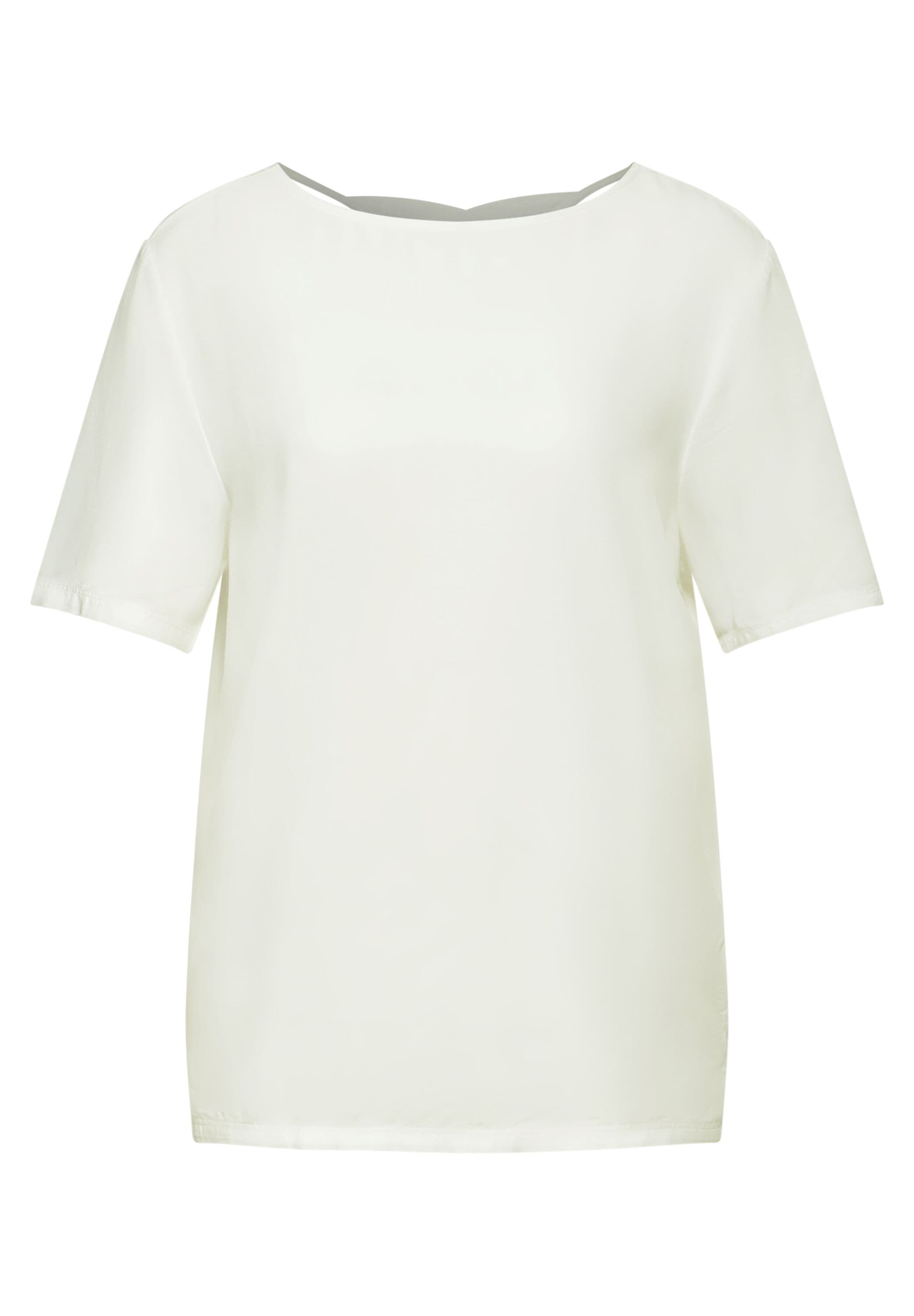 STREET ONE Rundhalsshirt, mit Bändern am Rücken