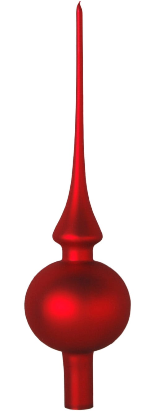 Krebs Glas Lauscha Christbaumspitze »Uni-Design Matt« Glas, 1 Stück