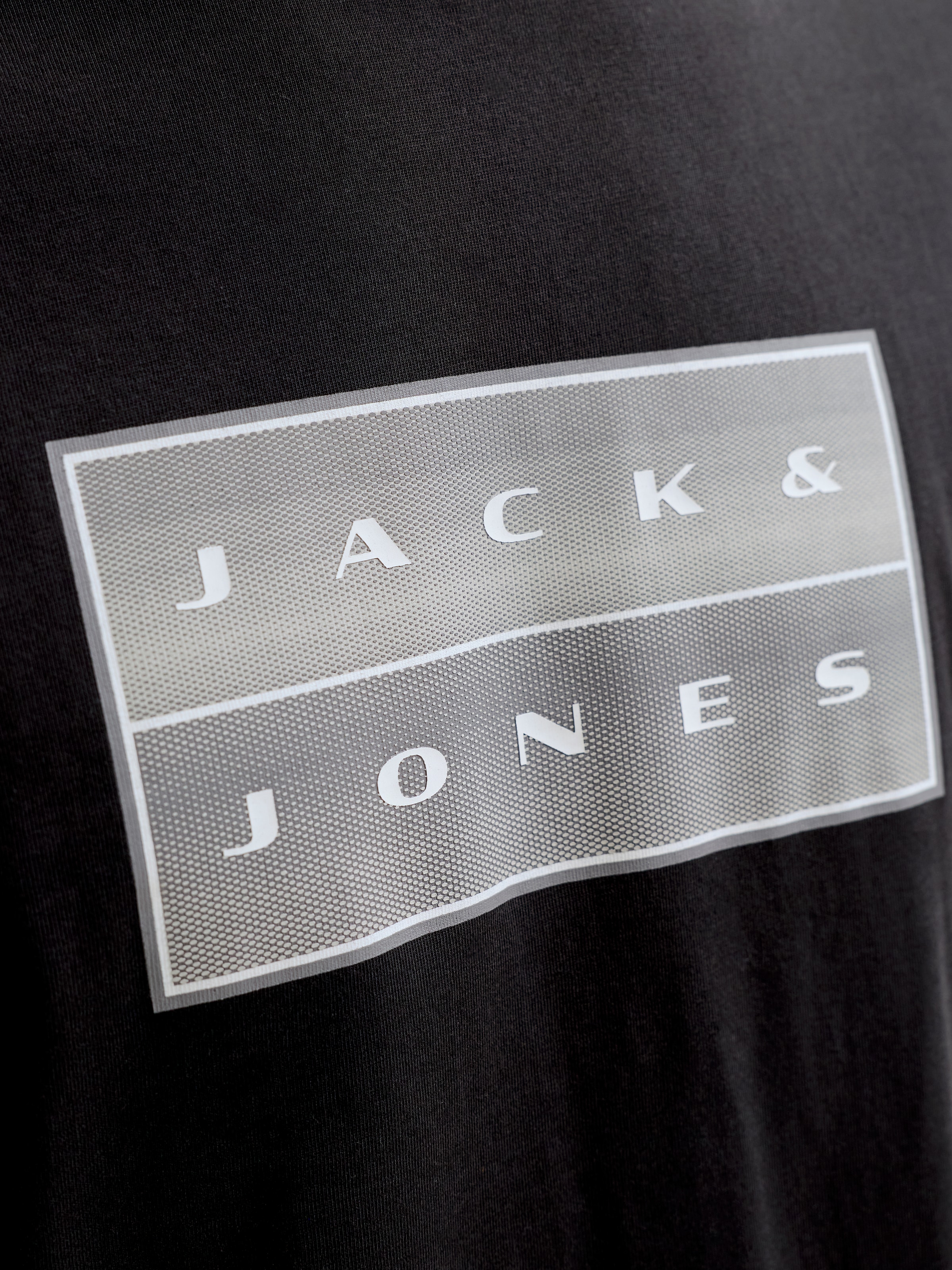 Jack & Jones PlusSize T-Shirt »JCOFUSION BOX PRINT TEE SS CN PLS« Baumwolle, regular fit