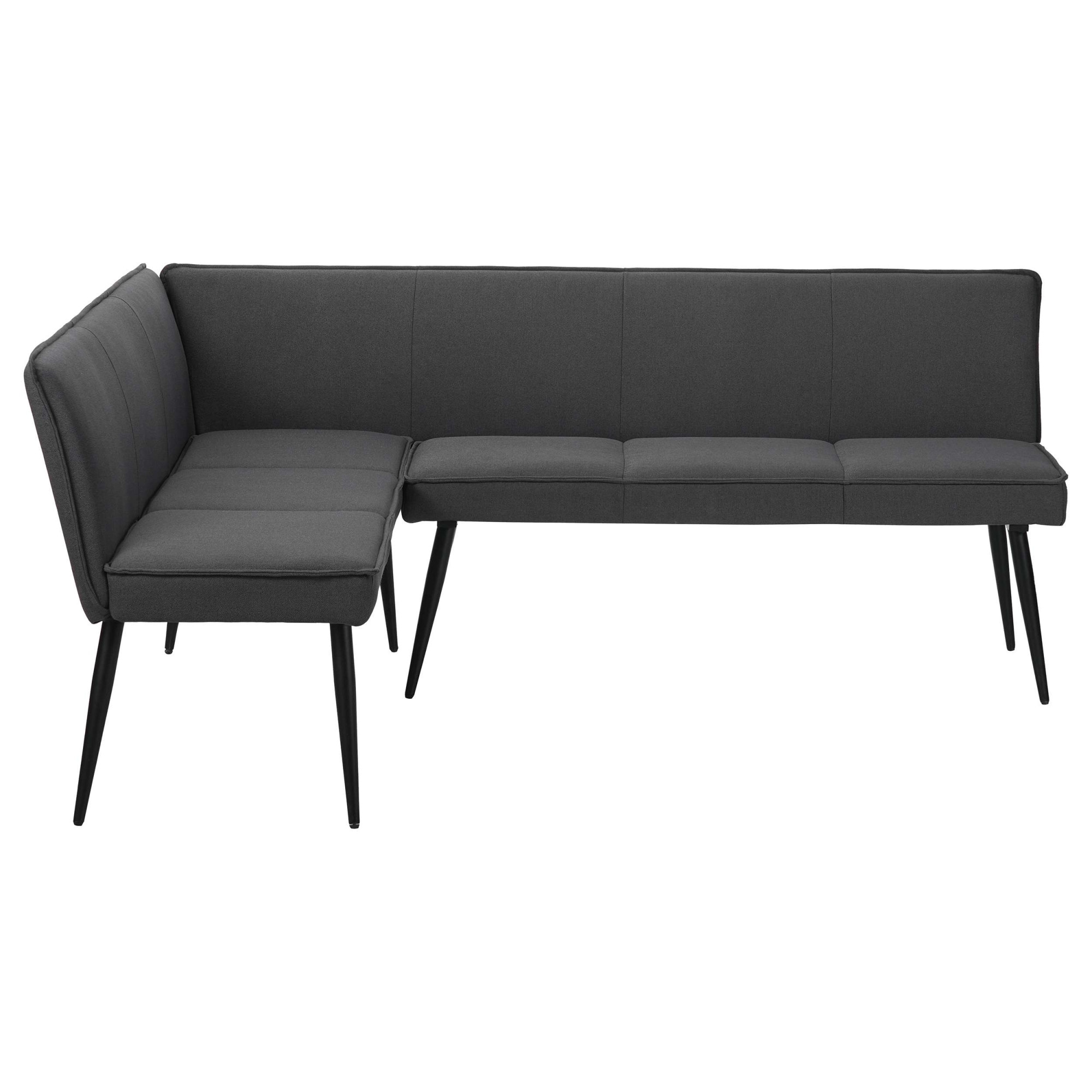 OTTO home Eckbankgruppe »Danny/Ianna/Derrek« Set, Eckbankgruppe mit Tisch, Eckbank, Stühle, 4 tlg. Sitzgruppe, Eckbank und Stühle bequem gepolstert, Tisch 120x80 cm