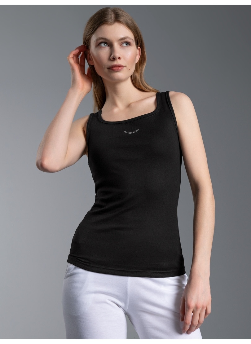 Trigema Tanktop »TRIGEMA Trägershirt mit Kristallsteinen« 1 Stk.