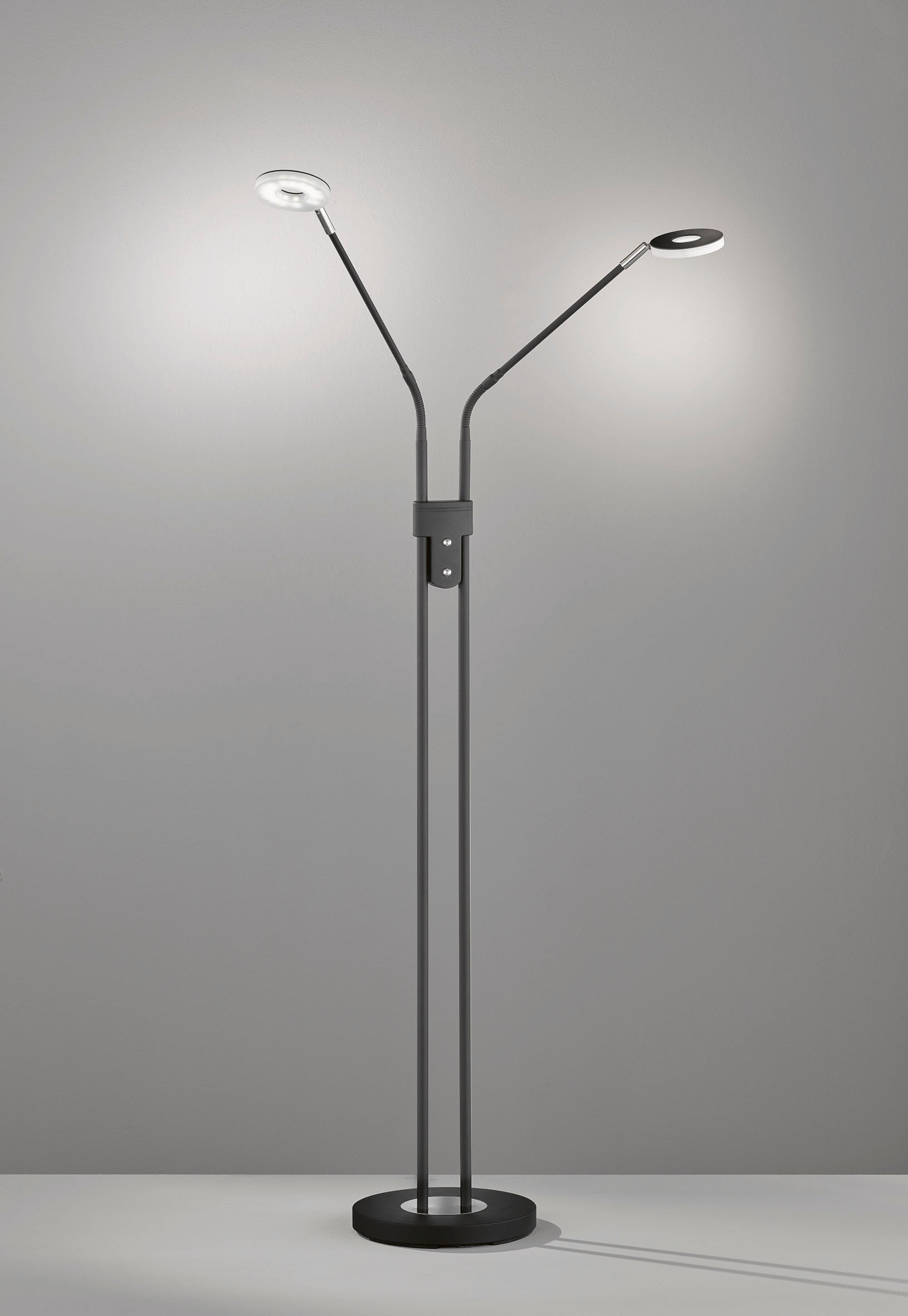 FISCHER & HONSEL LED Stehlampe »Dent«, 2 flammig, Leuchtmittel LED-Modul | LED fest integriert, 3-Stufen-CCT Technologie