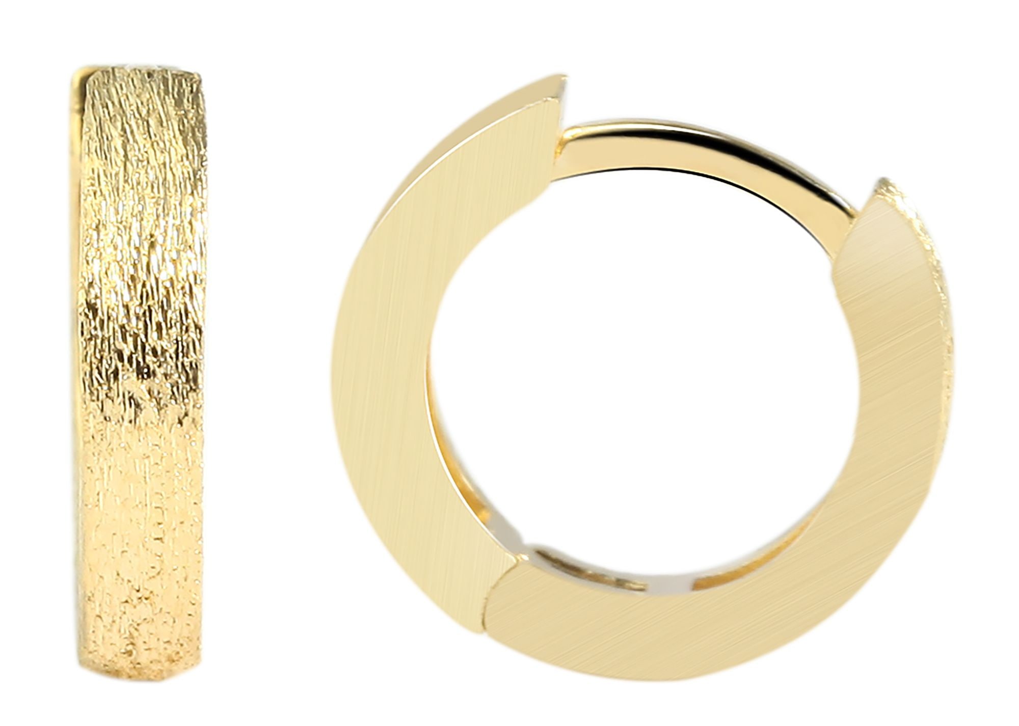 Adelia´s Paar Creolen »Damen Ohrringe ¿ Klappcreole aus 925 Silber«