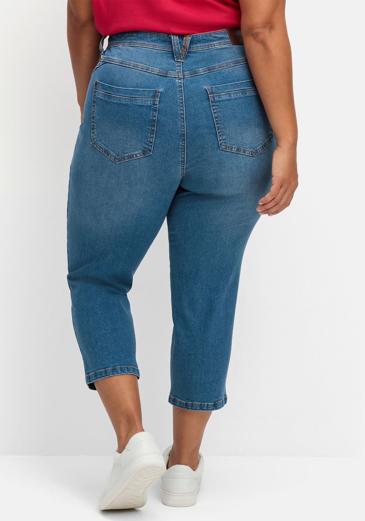 Sheego Stretch-Jeans »Schmale 7/8-Jeans im Curvy-Schnitt PIA«