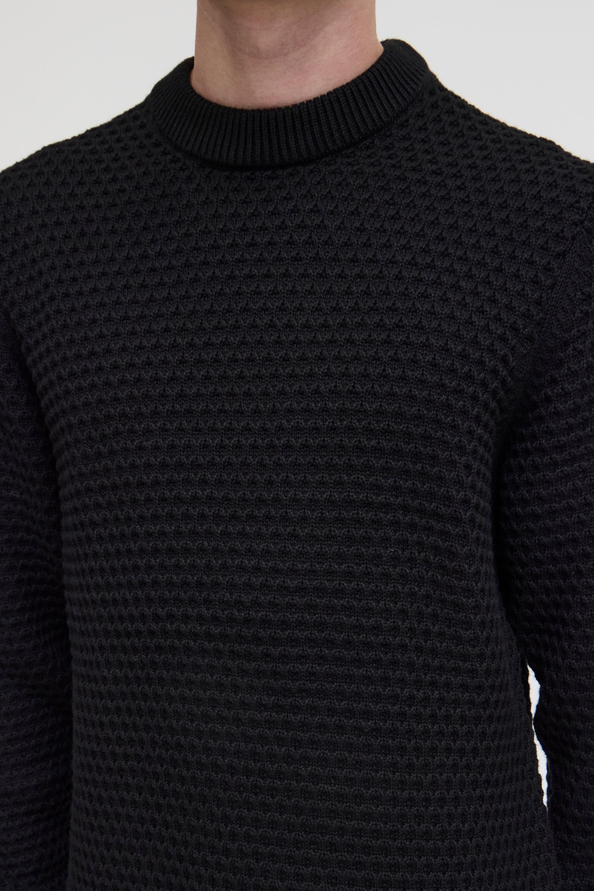 Casual Friday Strickfleece-Pullover »Strickpullover CFKARL structured crew neck knit«